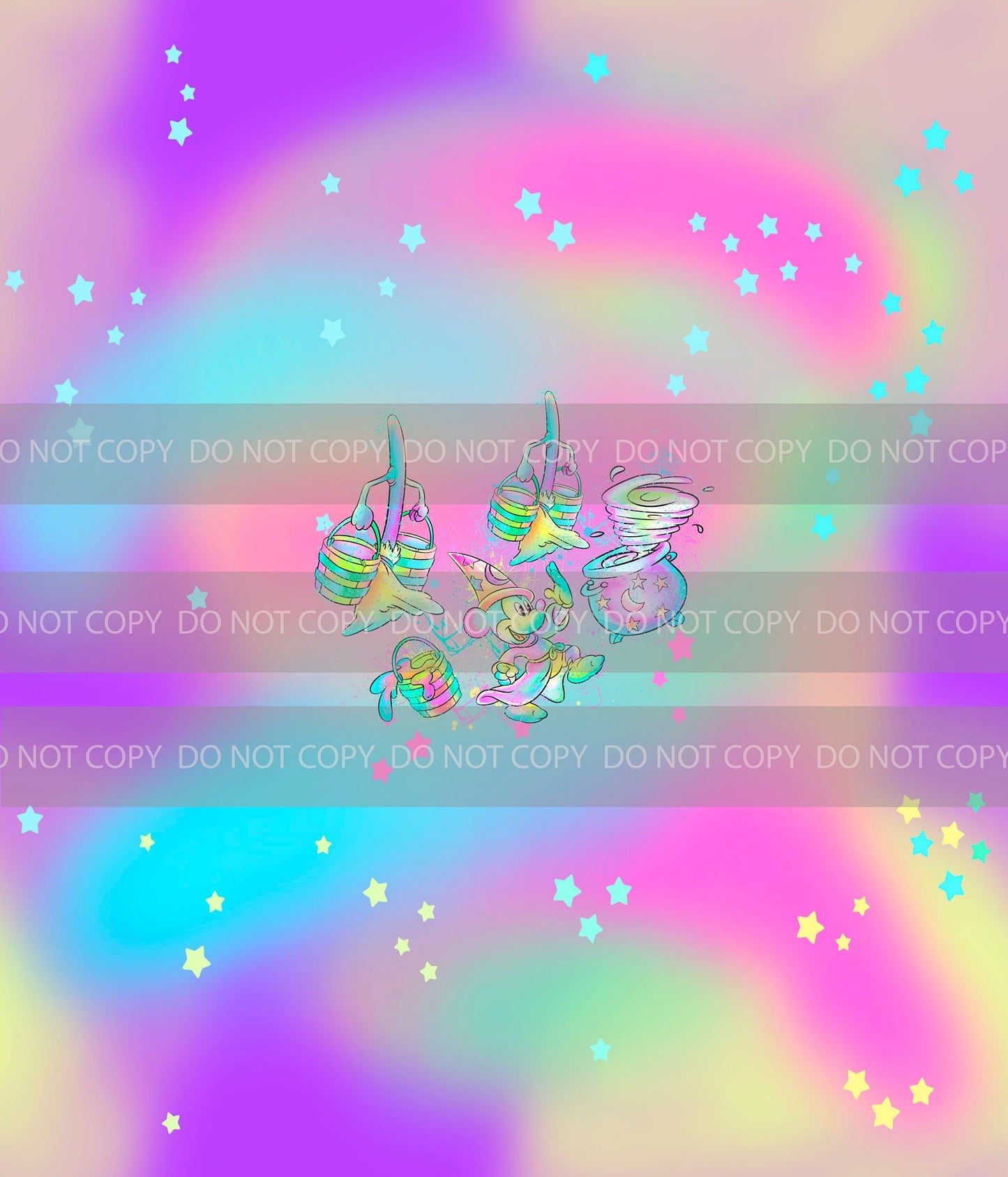 PREORDER R32- Sorcerer Mouse- Brooms and Pot Panels (Child, Big kids, Adults)