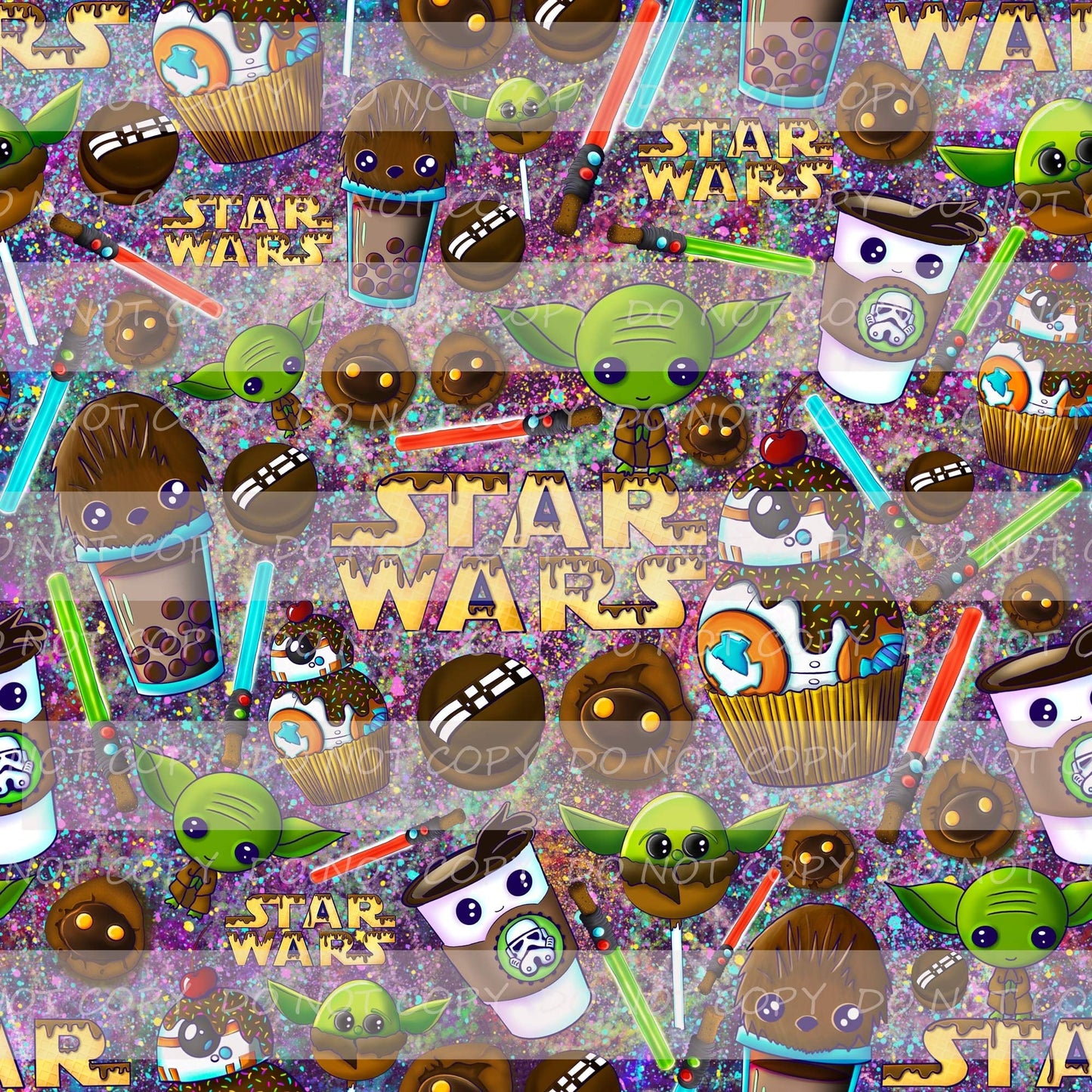 Preorder R32 Space Sweets- Purple Candy VINYL/FAUX LEATHER 18"X54"