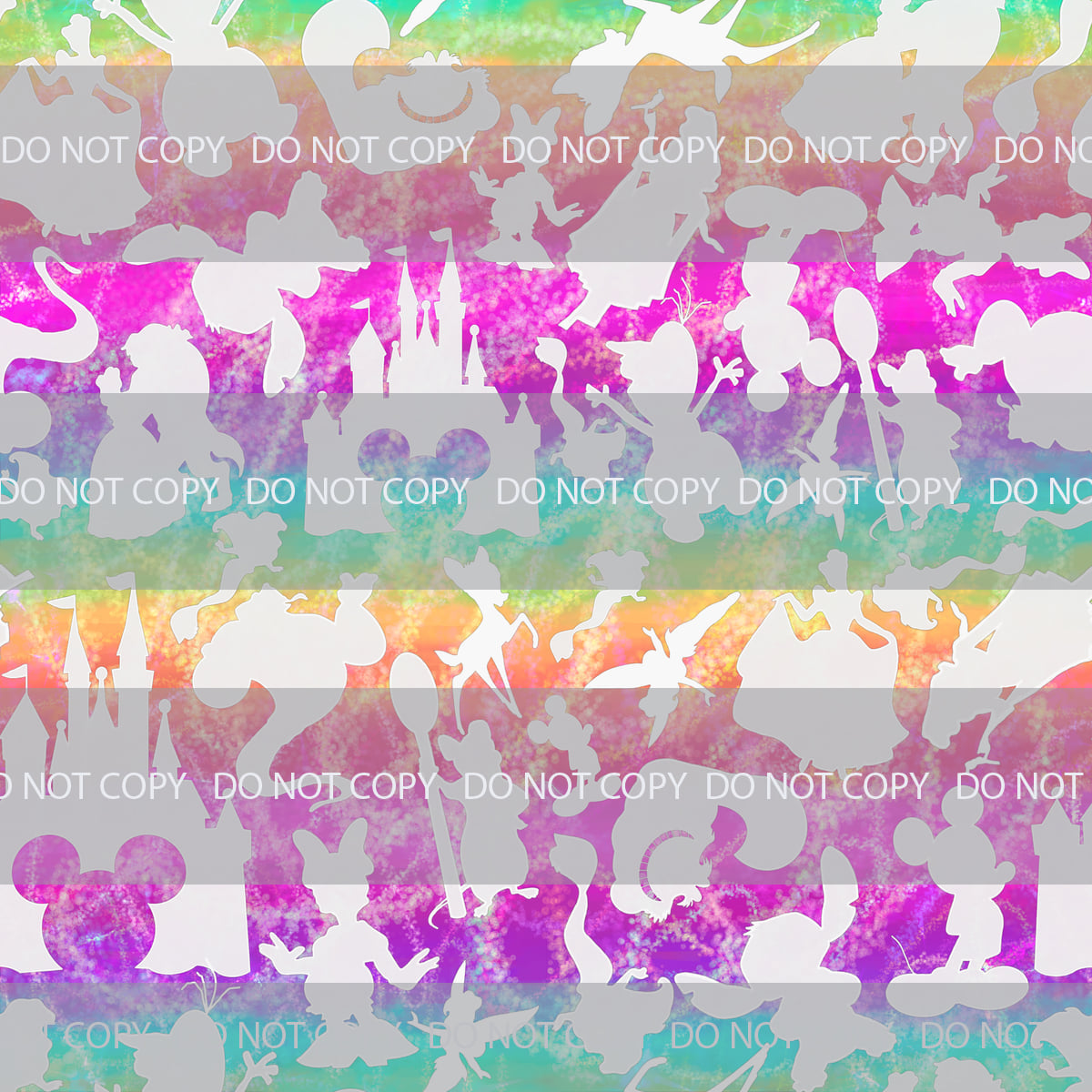 Preorder R35 -Silhouettes - White Main Print- Small Scale