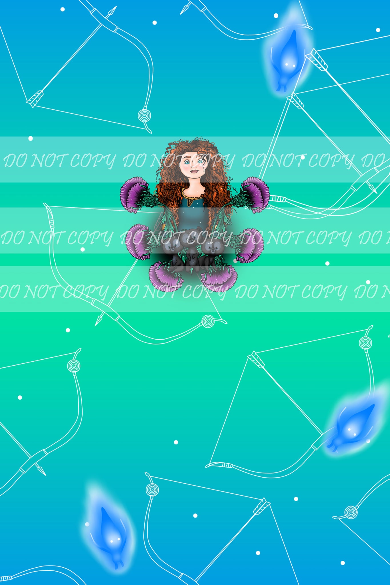 Preorder R37 - The Brave- Girl Panel(Child, Big kids, Adults)