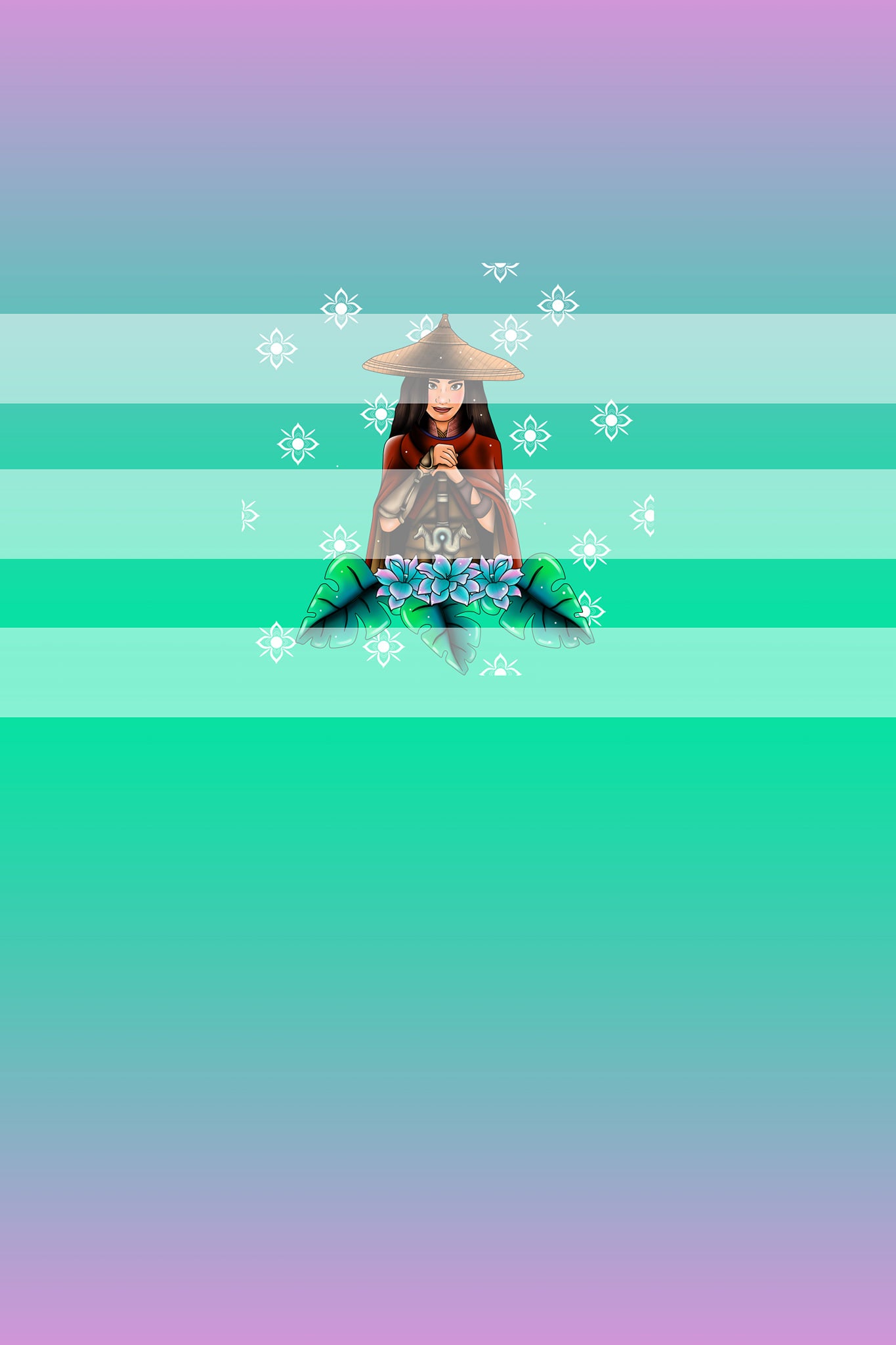 Preorder R37 - The Last Dragon- The Warrior Girl Panel(Child, Big kids, Adults)