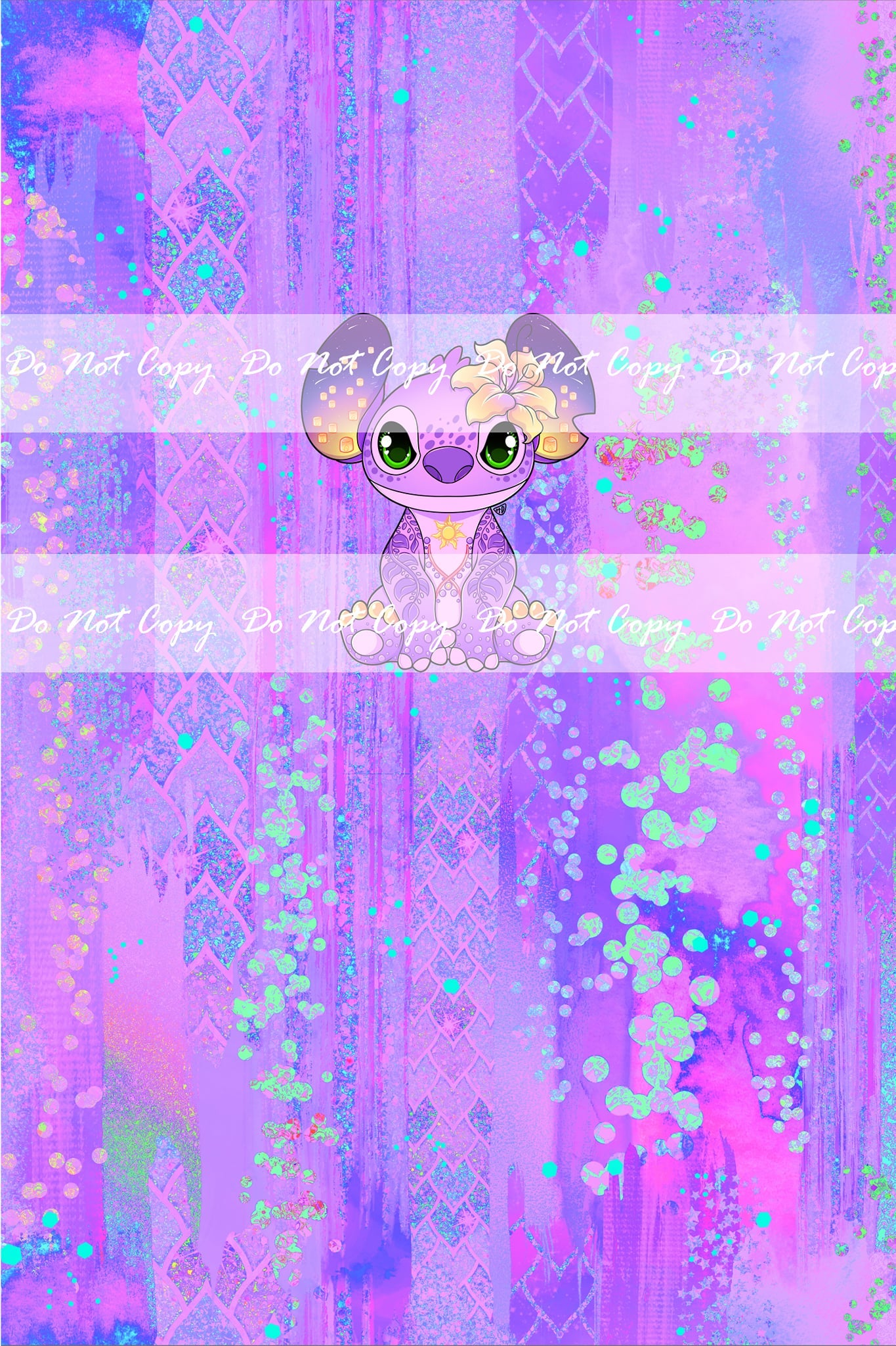 Preorder R37 - Royals- Golden Long Hair Princess 626-Purple Color Panel(Child, Big kids, Adults)