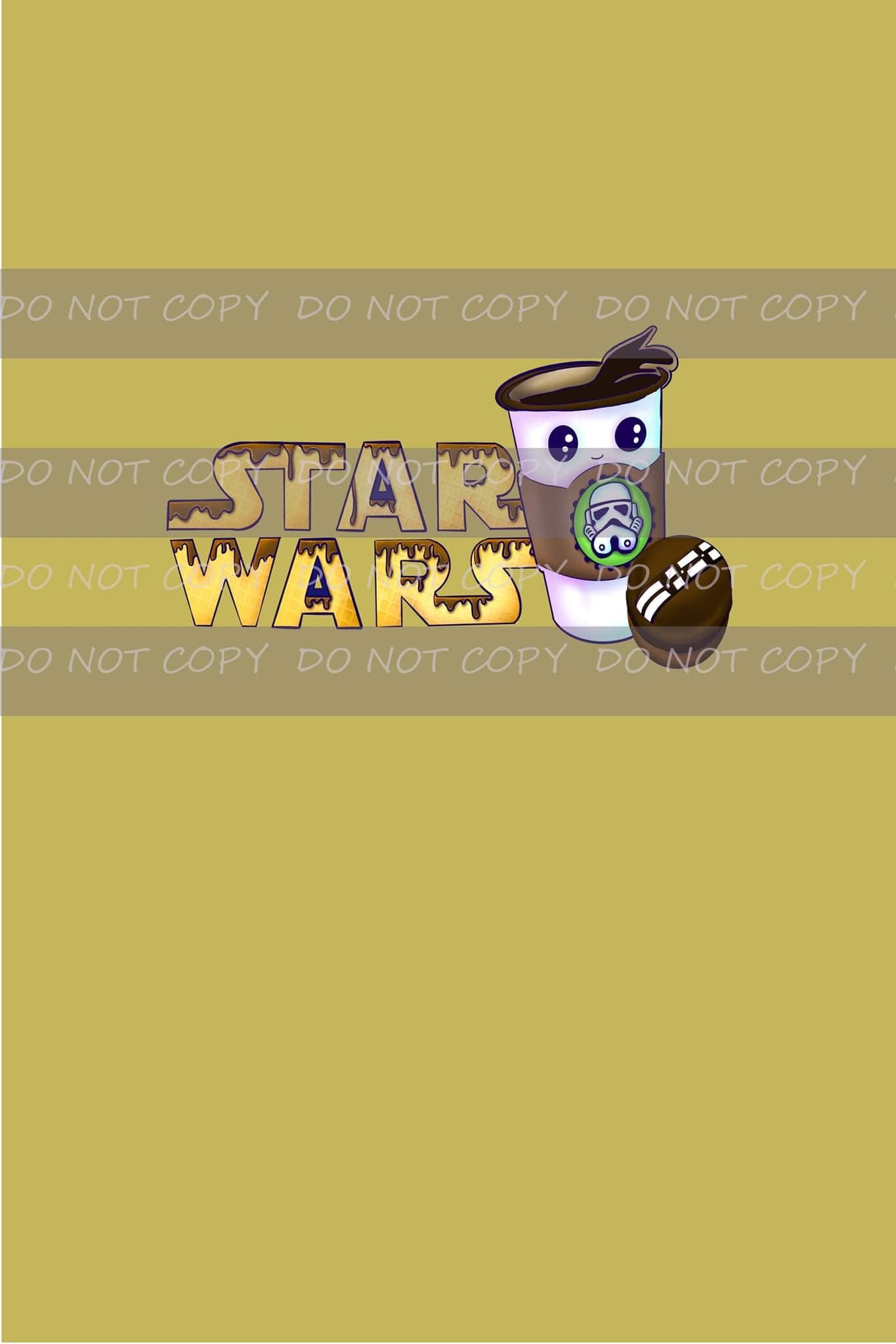 Retail Space Sweets- Cup and Snack Panels- Spicy Mustard Color (Child, Big kids, Adults)