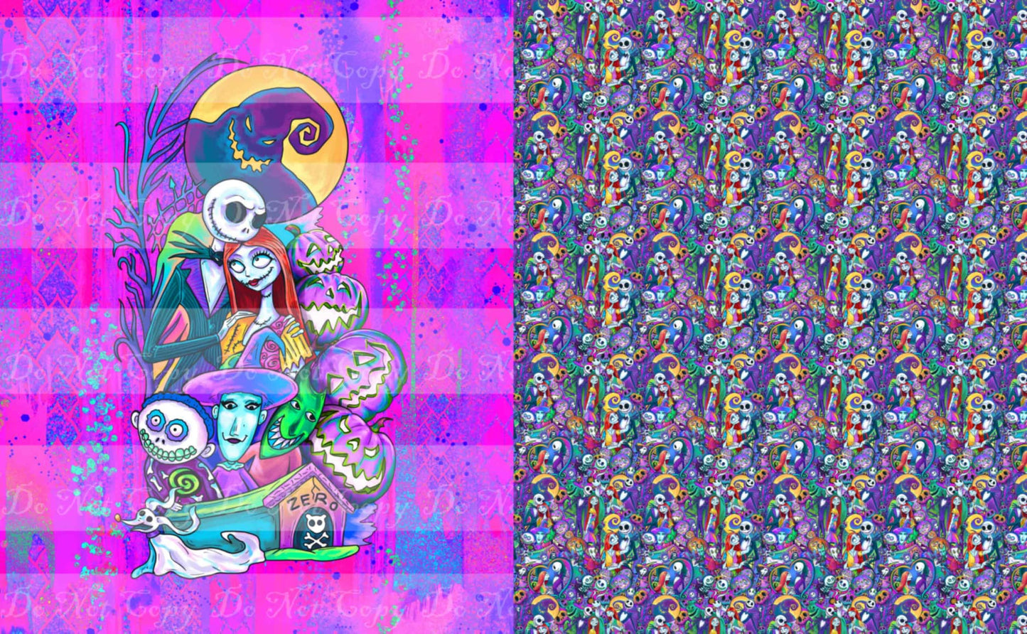 Preorder R36- The Pumpkin King- Child/ Toddler Blanket Topper- Sweet Home- Magenta/Pink