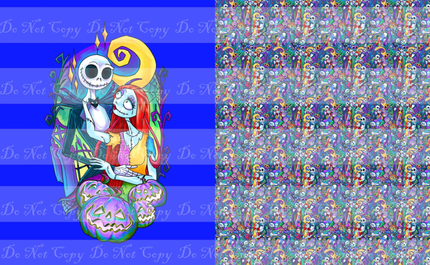 Preorder R36- The Pumkin King- Child/ Toddler Blanket Topper- Look At Me- Blue