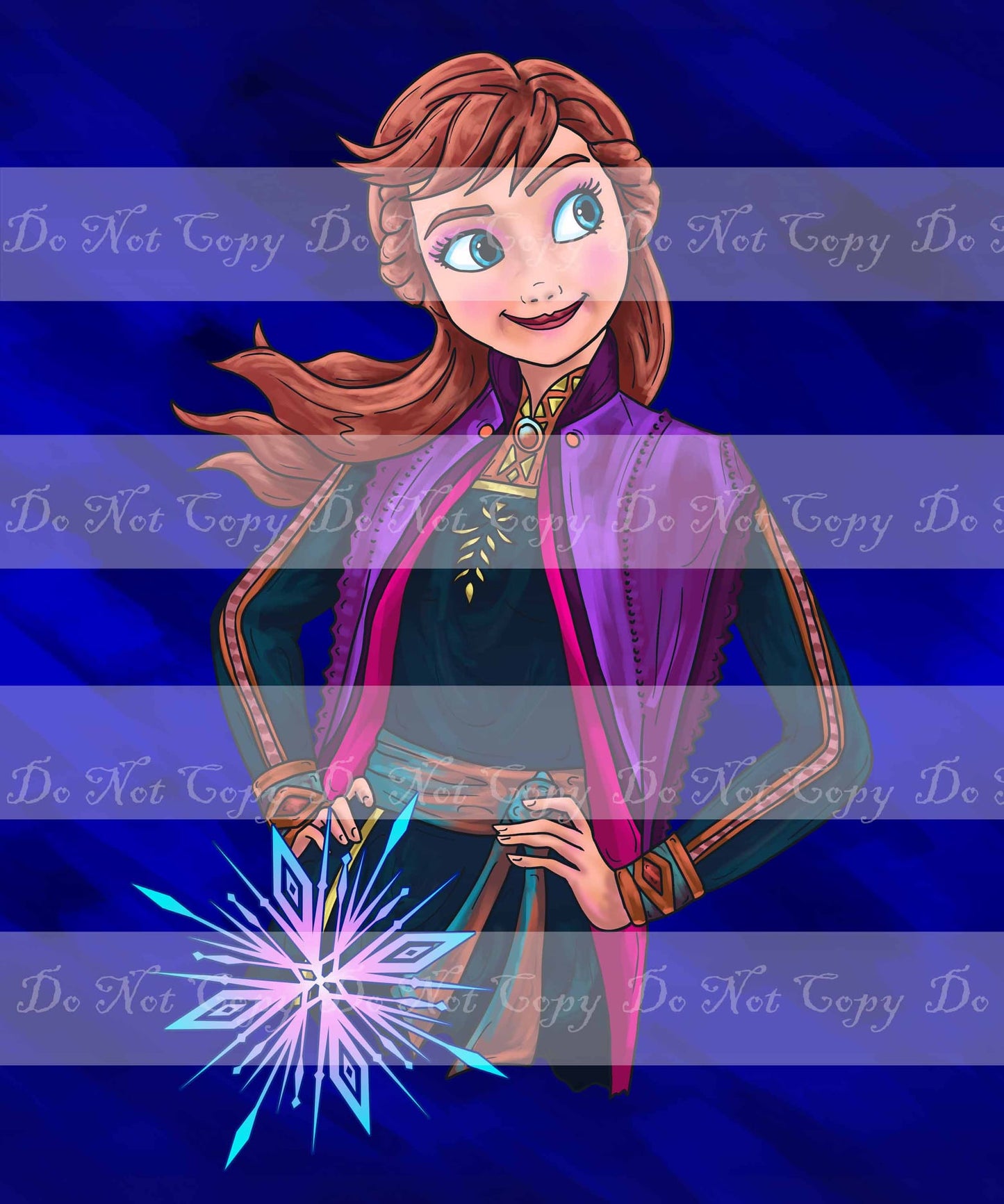 PREORDER R36- Enchanted Forest- Adult Topper-Princess of Arandelle