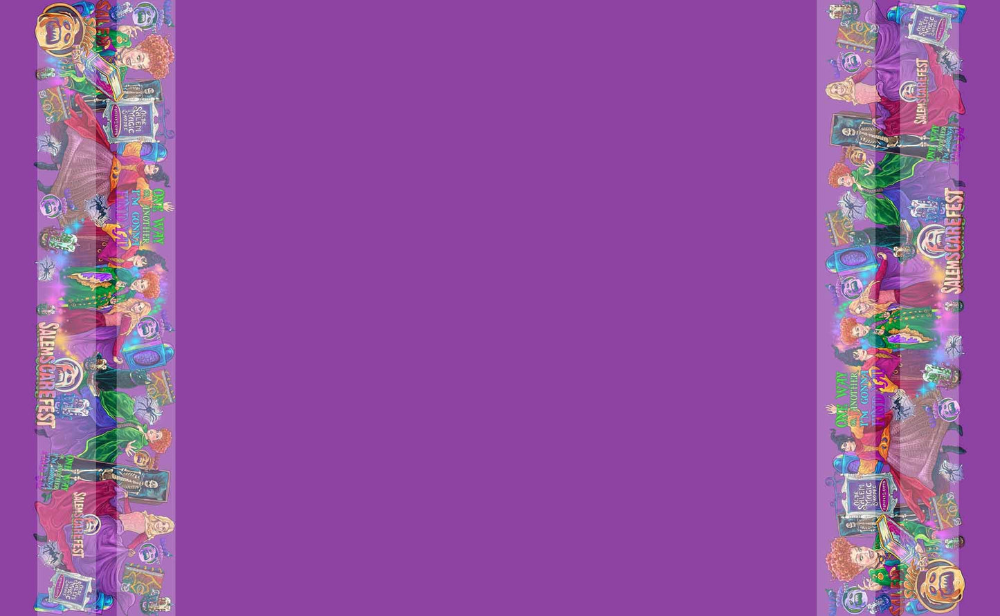 Preorder R36 - Three Sisters -Child Border Print- Purple