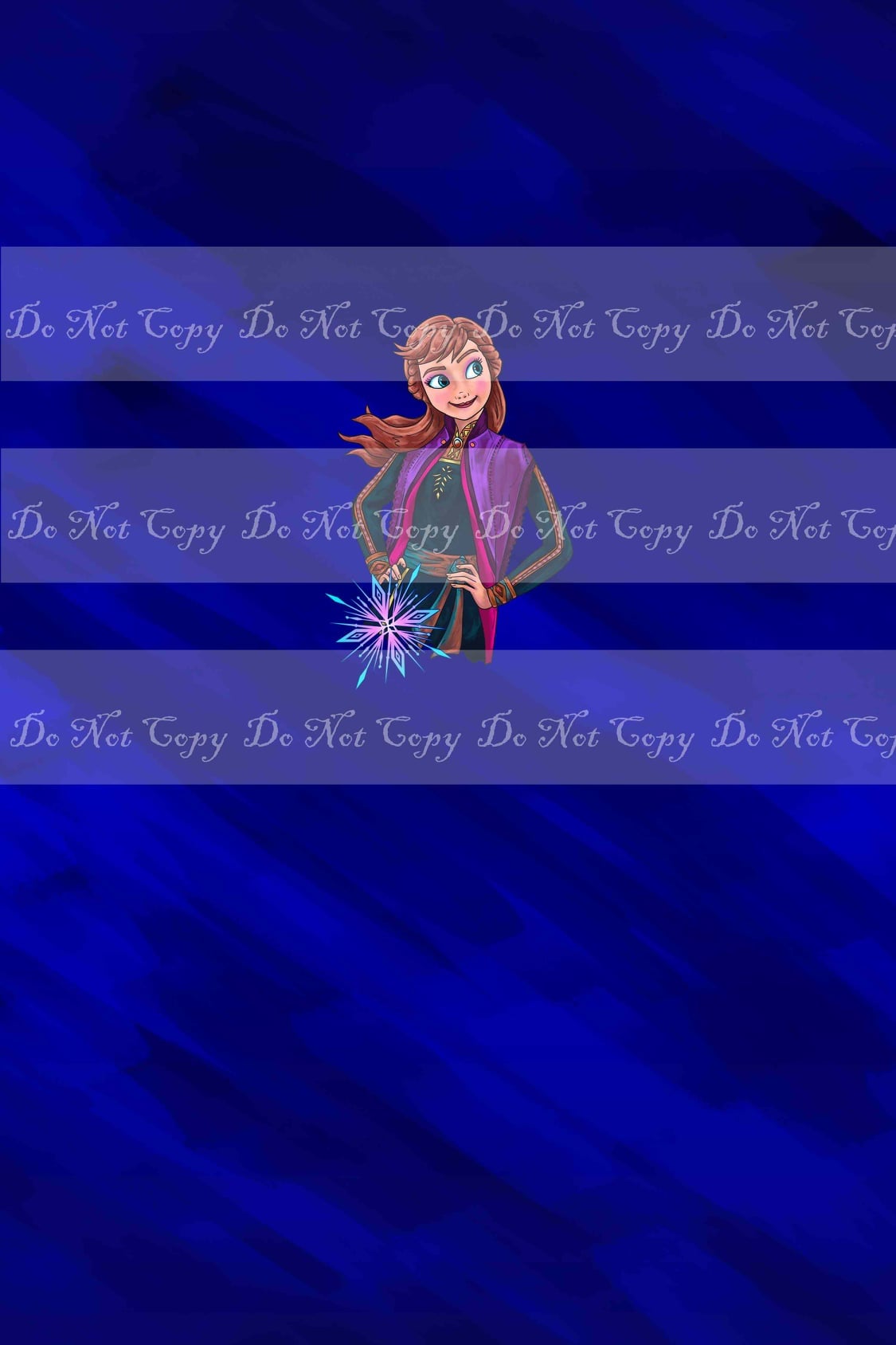 Preorder R36 - Enchanted Forest-Princess of Arendelle Panel(Child, Big kids, Adults)