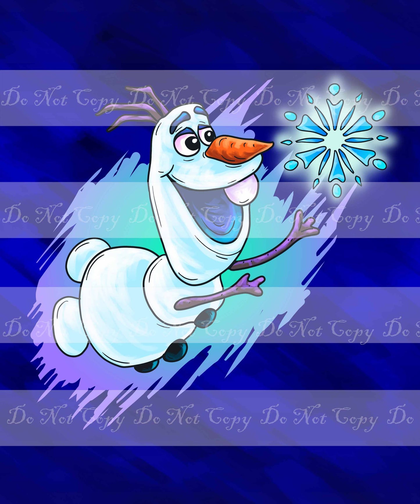 PREORDER R36- Enchanted Forest- Adult Topper-Snowman