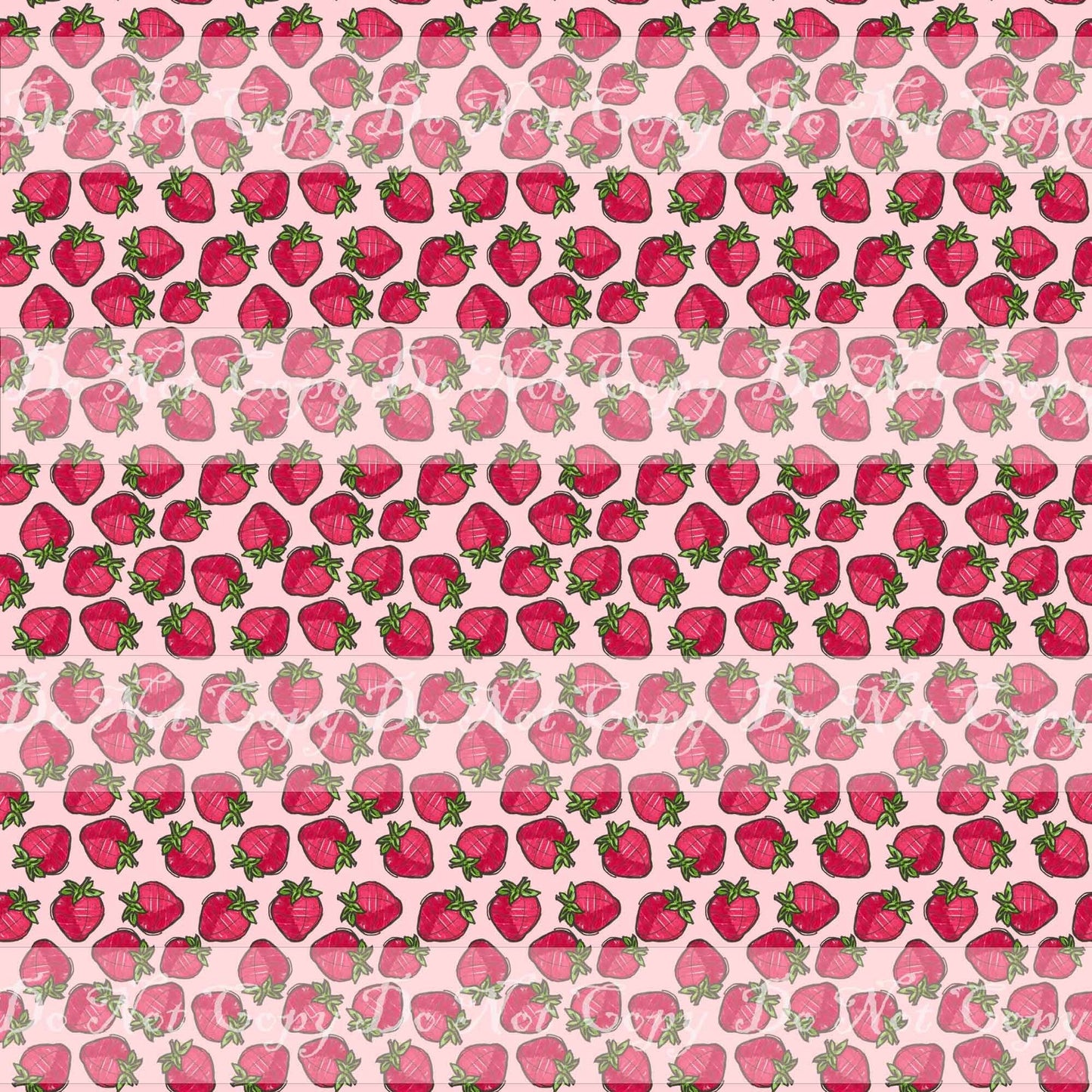 Retail Strawberry World - Strawberries Coordinate- Waterproof Canvas
