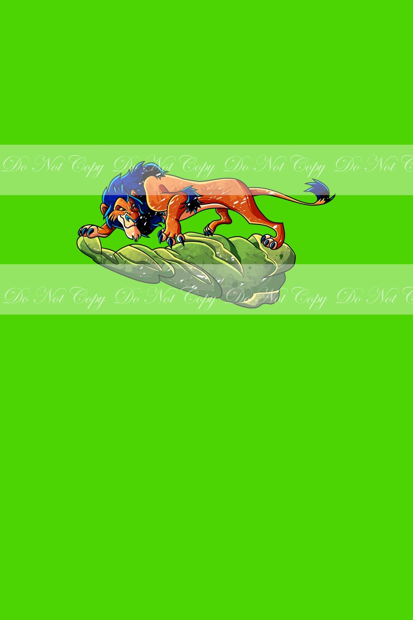 Preorder R51 -King Of The Jungle (Child, Big kids, Adults) Bad Lion