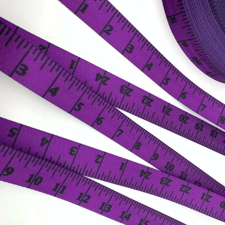 Retail Purple Measurement Tape - Seatbelt Webbing
