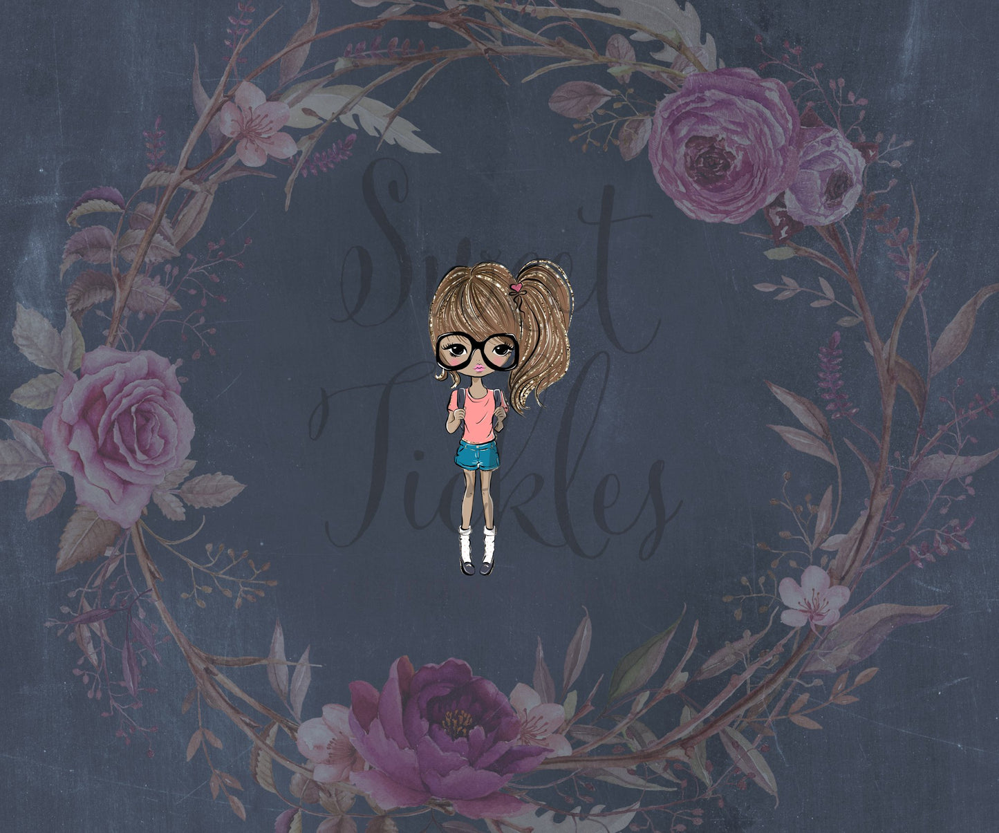 Retail Back to School- Girl with Glasses