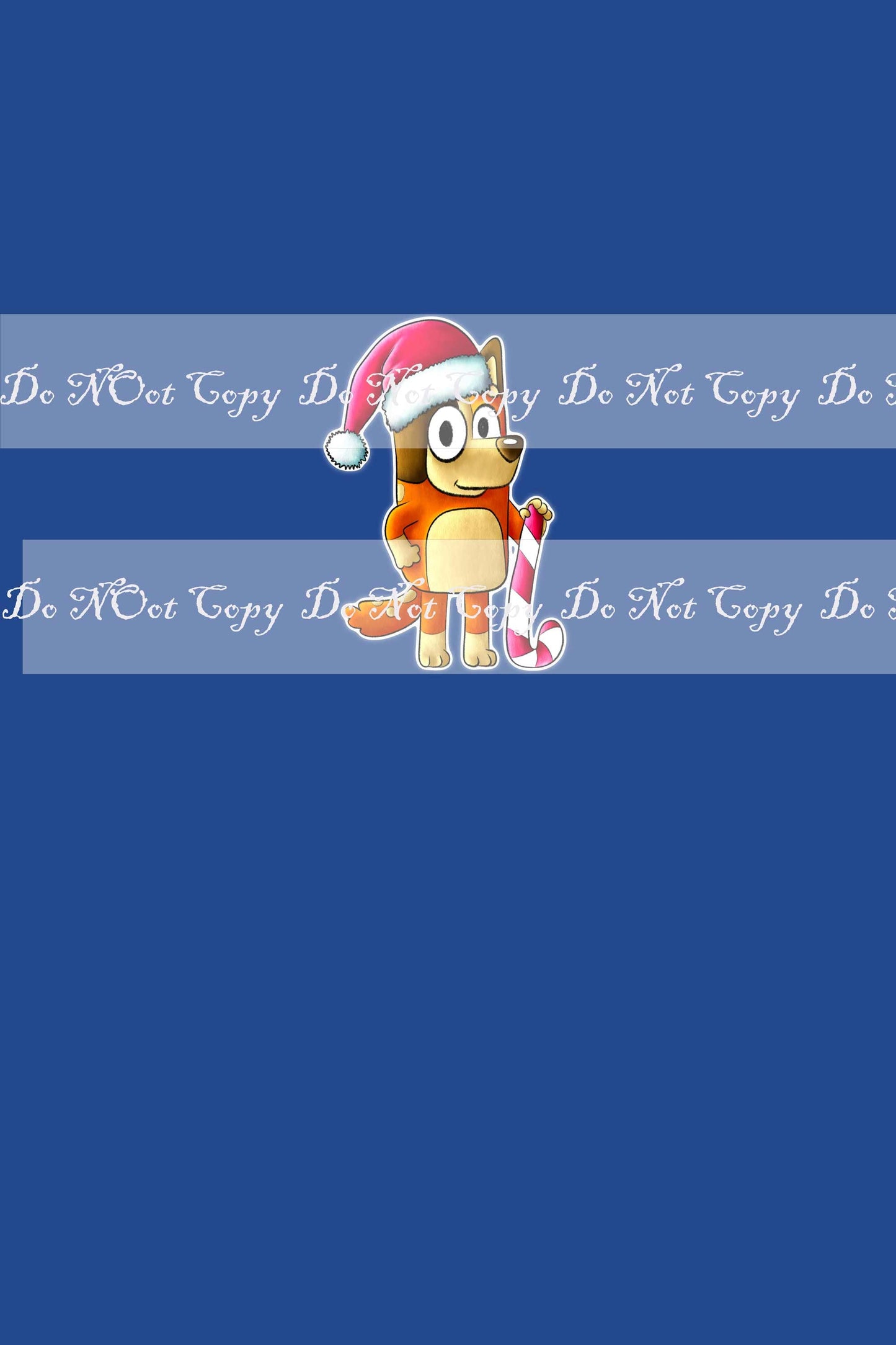 Retail Hooray It's Christmas - Candy cane Panels (Child, Big kids, Adults) Blue