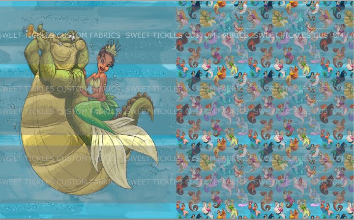 Preorder R33- Mermagical- Child/ Toddler Blanket Topper- Tiannie