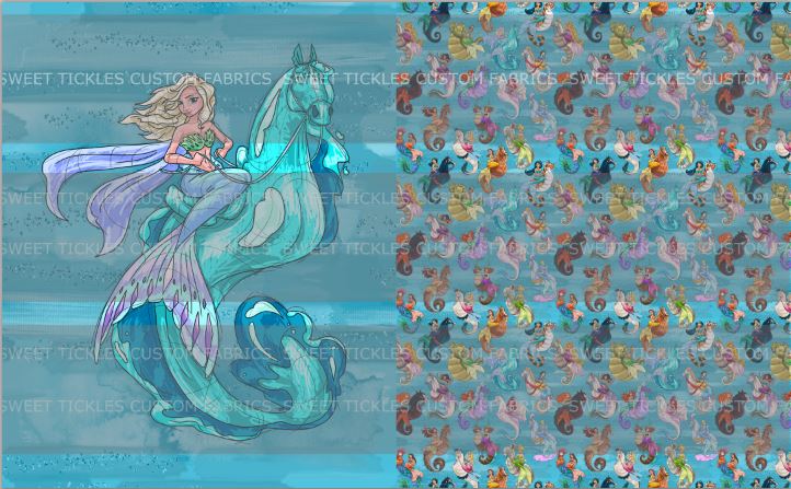 Retail Mermagical- Child/ Toddler Blanket Topper- Elsie(FLAWED)