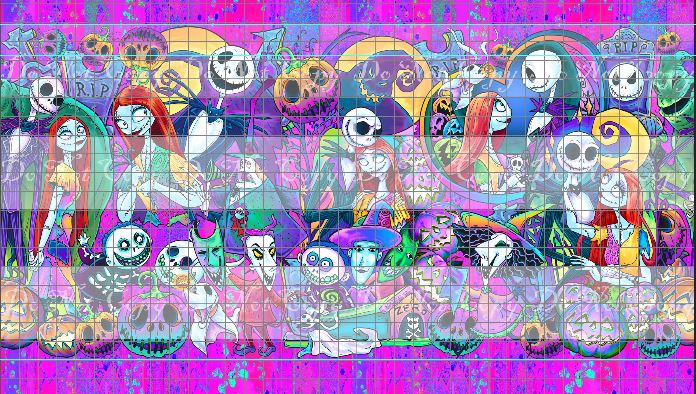 Preorder R36 - The Pumpkin King -Big Kids/Adult Border Print- Magenta/Pink