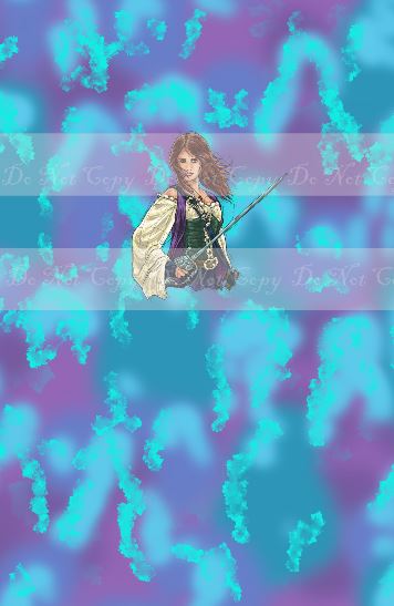Preorder R38 - Pirates -Girl in White Sleeves- Purple Panel(Child, Big kids, Adults)
