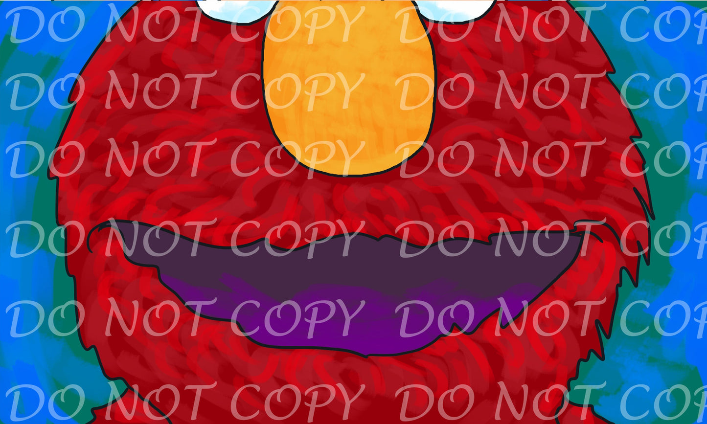 Retail Mask Panel- Elmo- La La La La