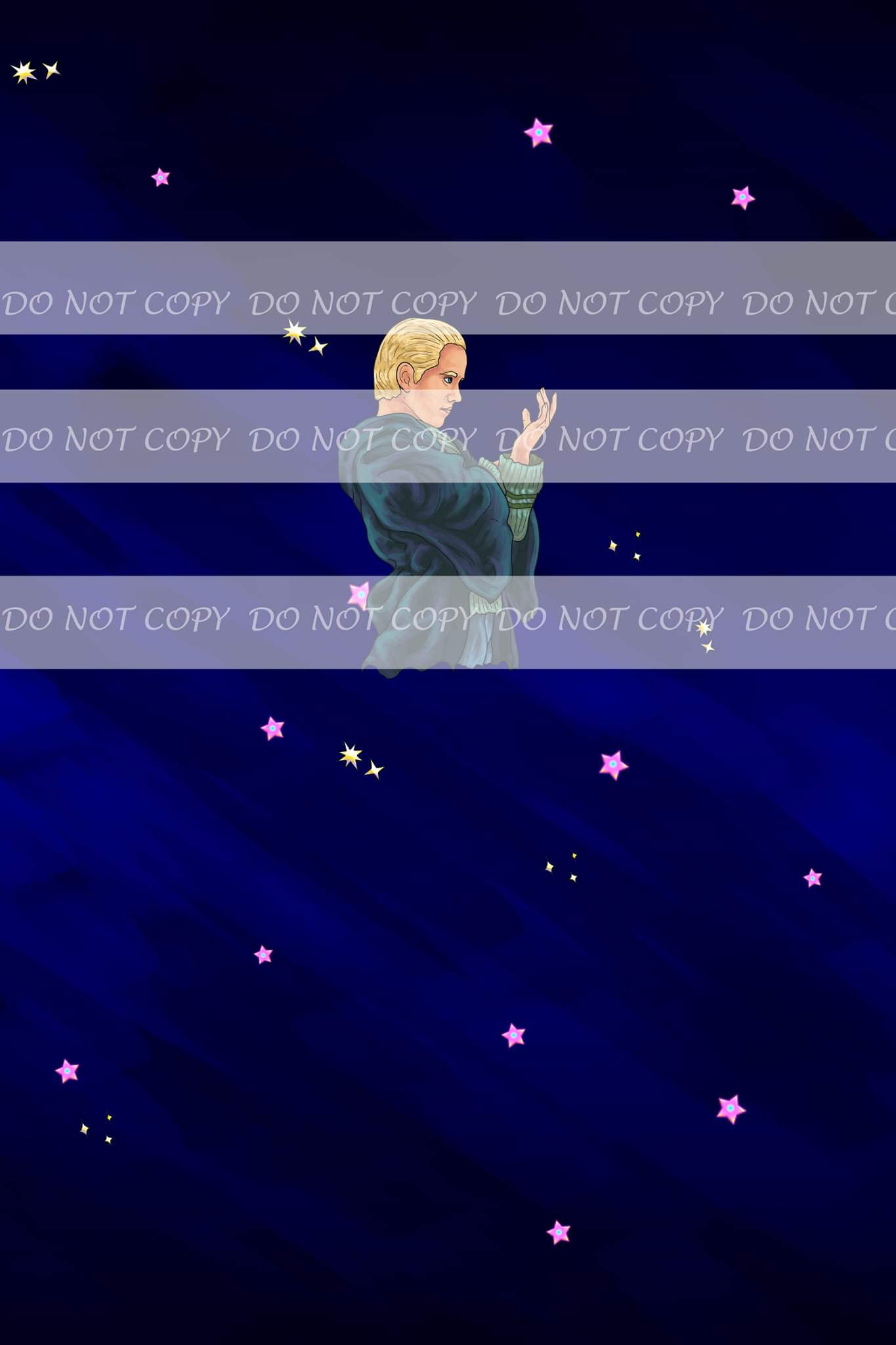 PREORDER R28- Sweet Magic- Draco- Panels (Blue)