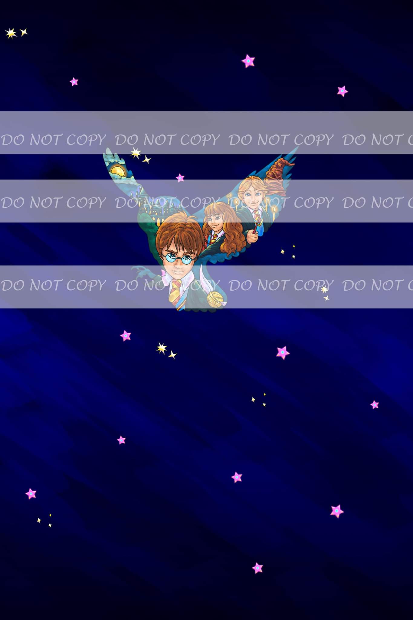 PREORDER R28- Sweet Magic- The Trio- Panels (Blue)