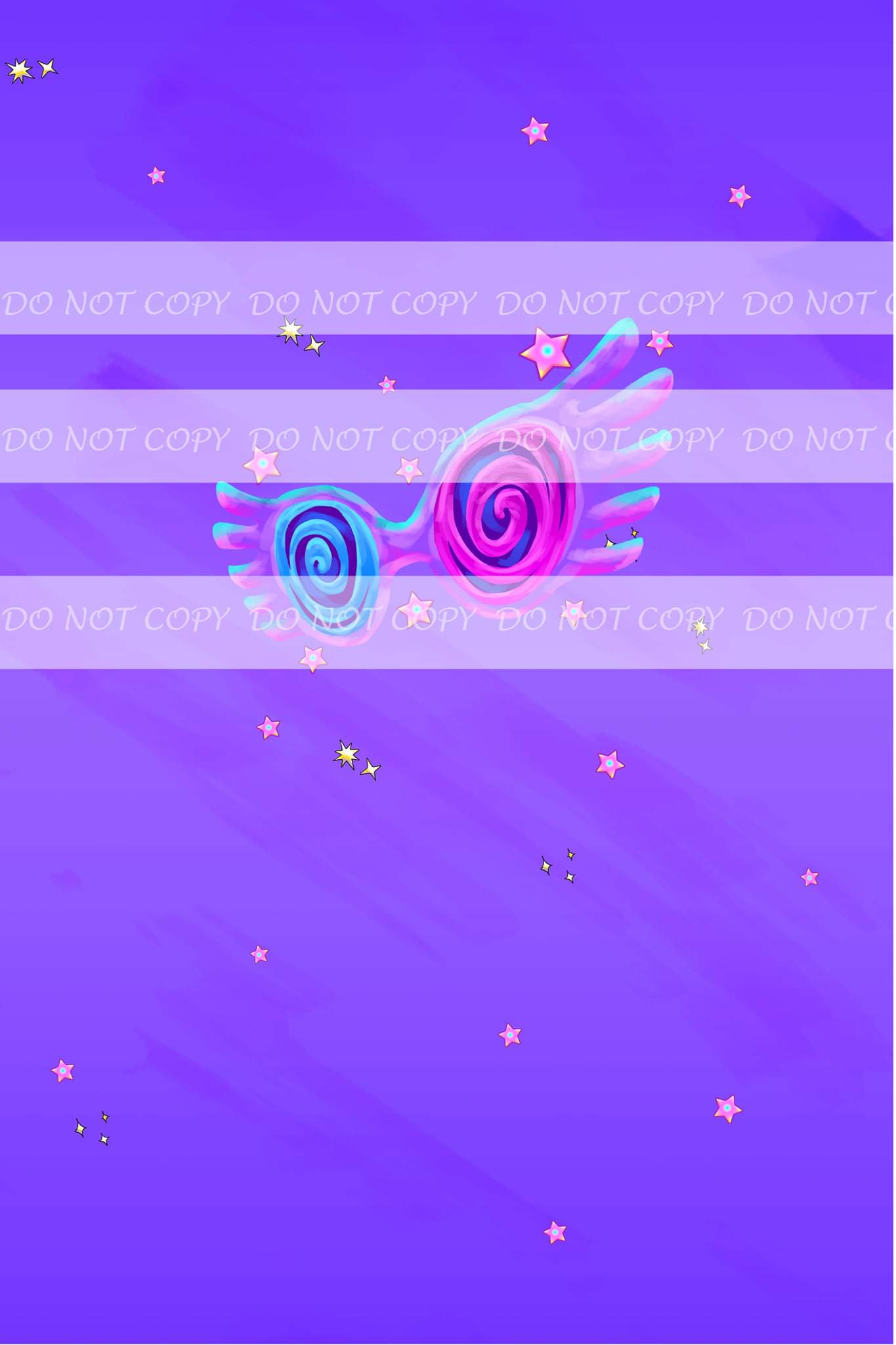 PREORDER R28- Sweet Magic- Pink Glasses- Panels (purple)