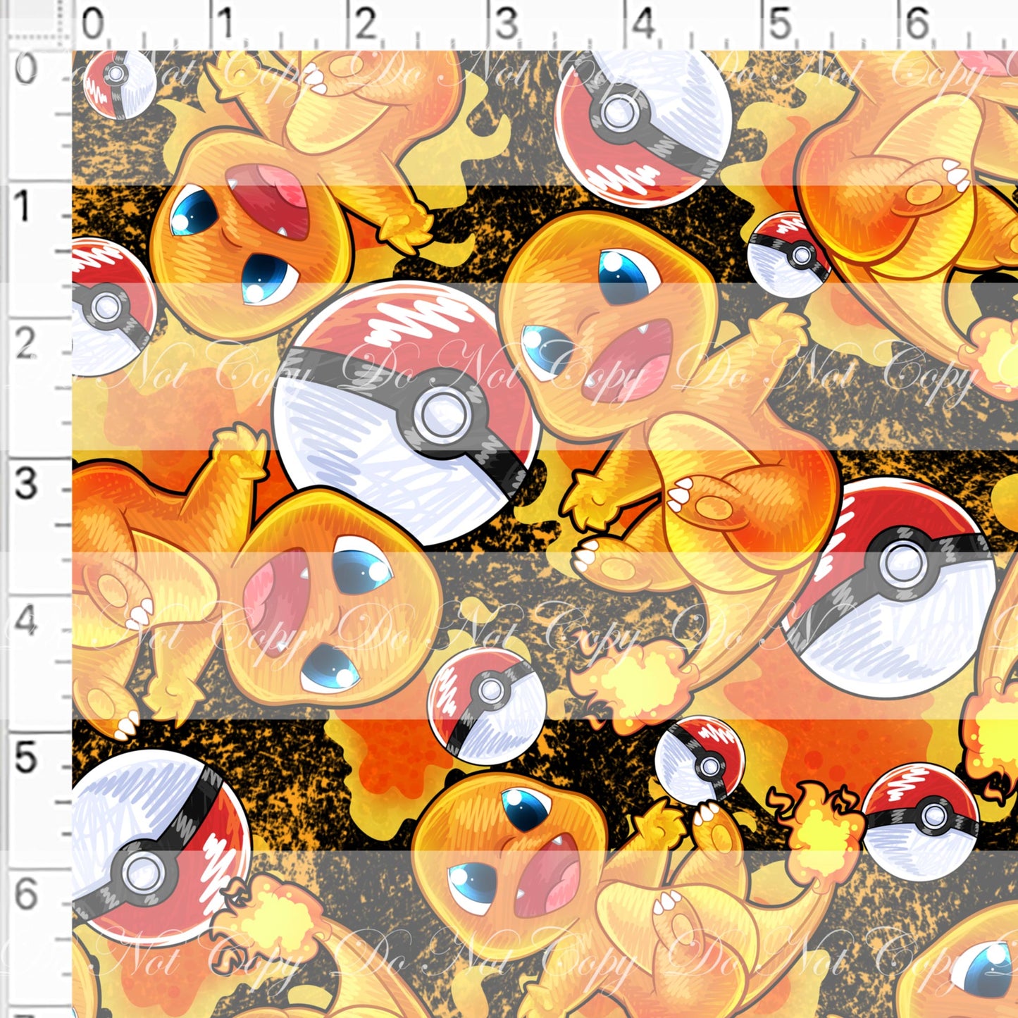 Preorder R50- Orange Fire Critter- Main Print Regular Scale