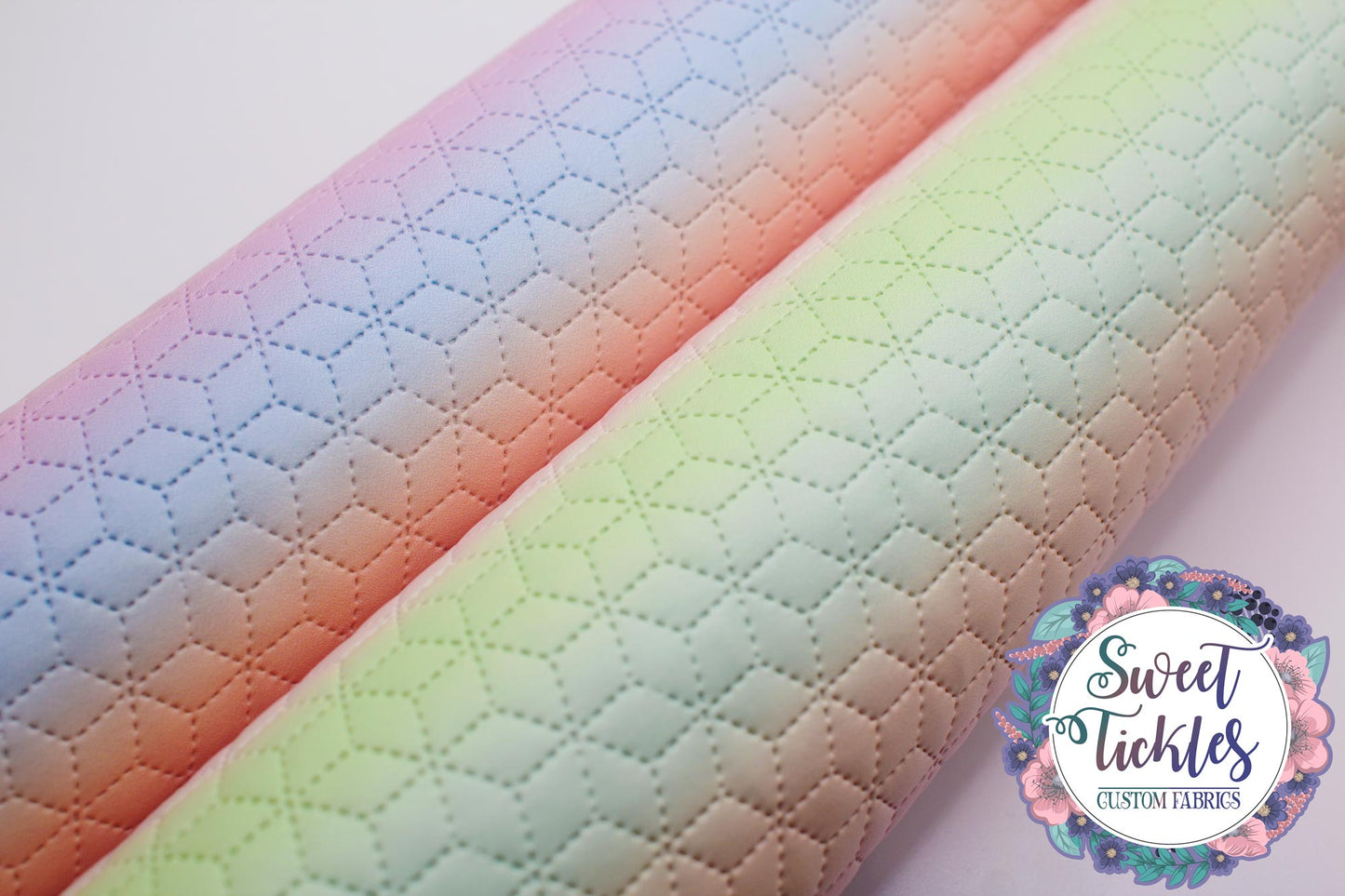 Faux Quilted Vinyl/ Faux Leather