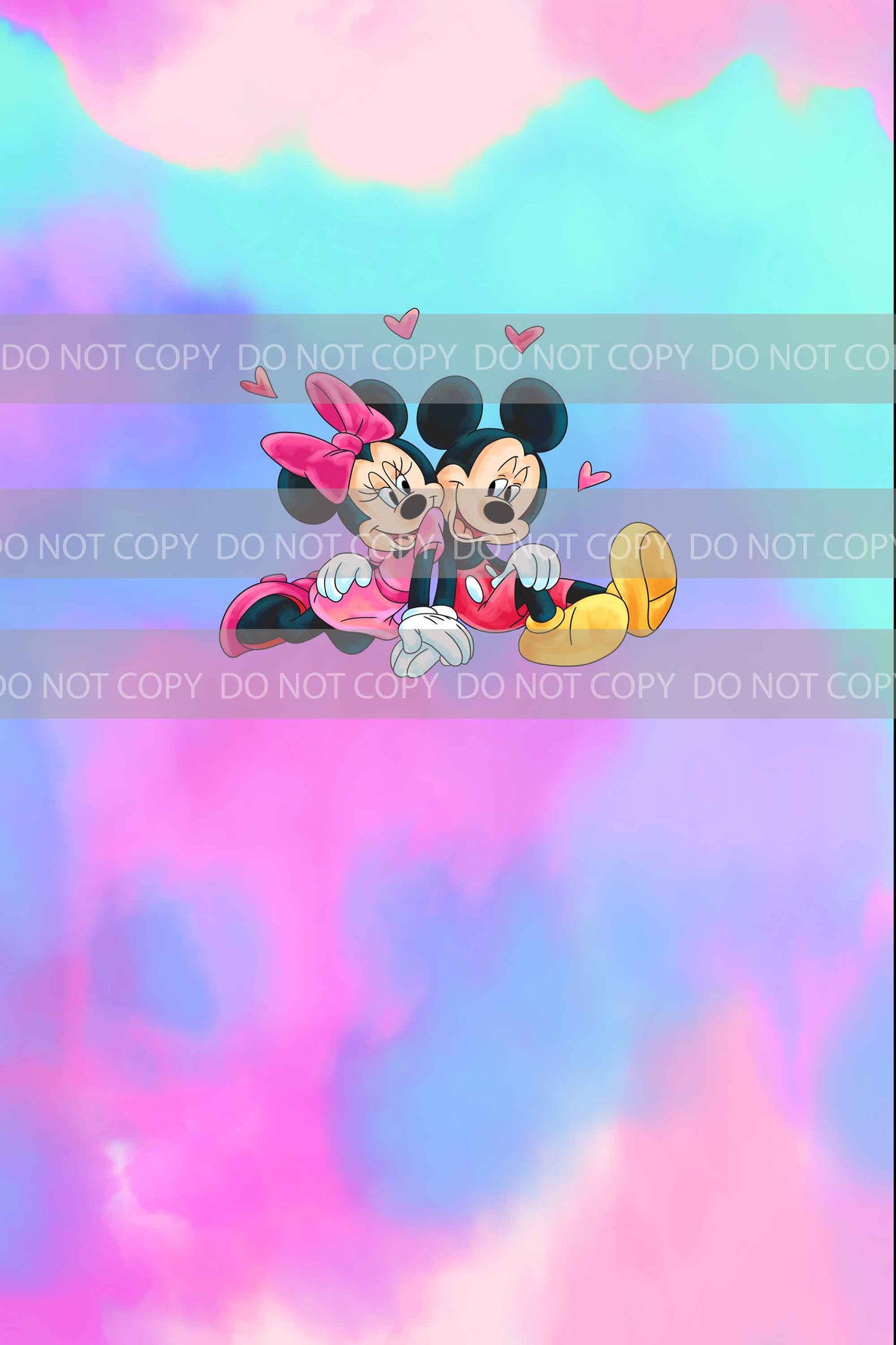 PREORDER R30- Once Upon a Love- Big Ears Couple panels- Colorful(Child, Big kids, Adults)