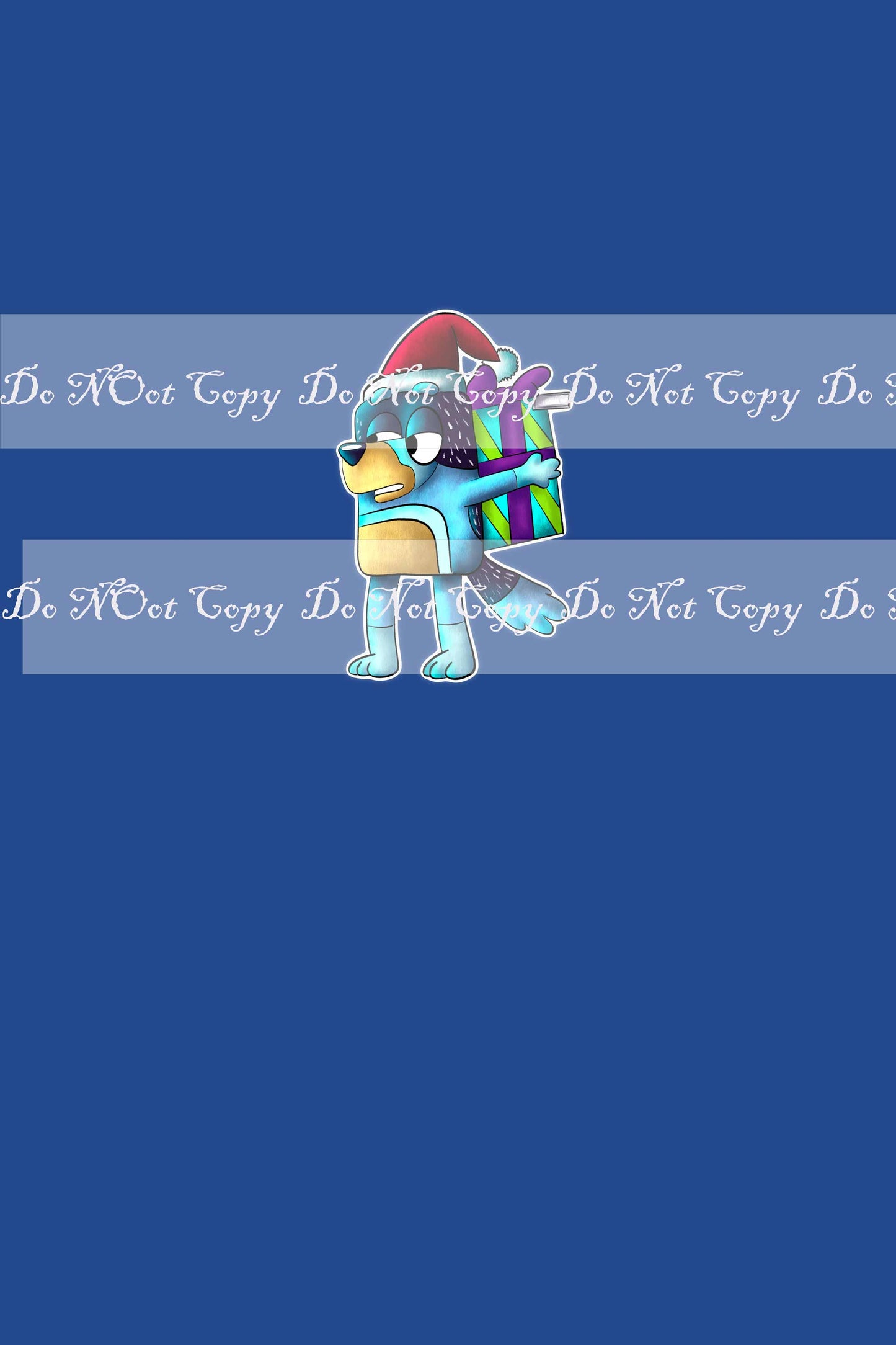 Special Preorder R41 - Papa and Presents Panels (Child, Big kids, Adults) Blue