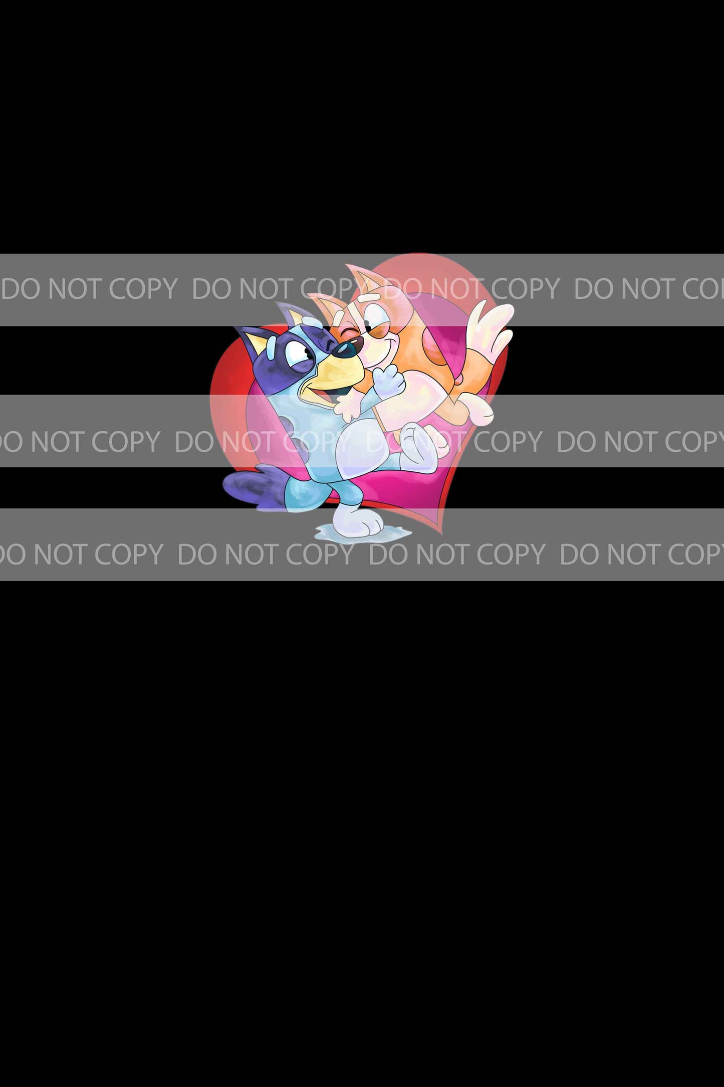 Retail Once Upon a Love-Puppy Adventure panels- Black (Child, Big kids, Adults)