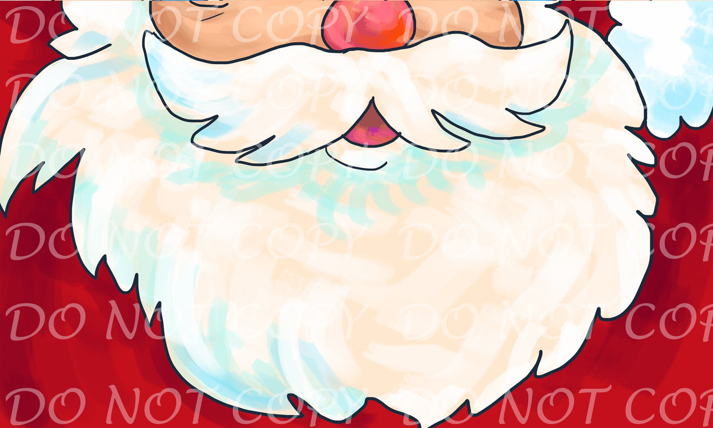 Retail Mask Panel- Santa