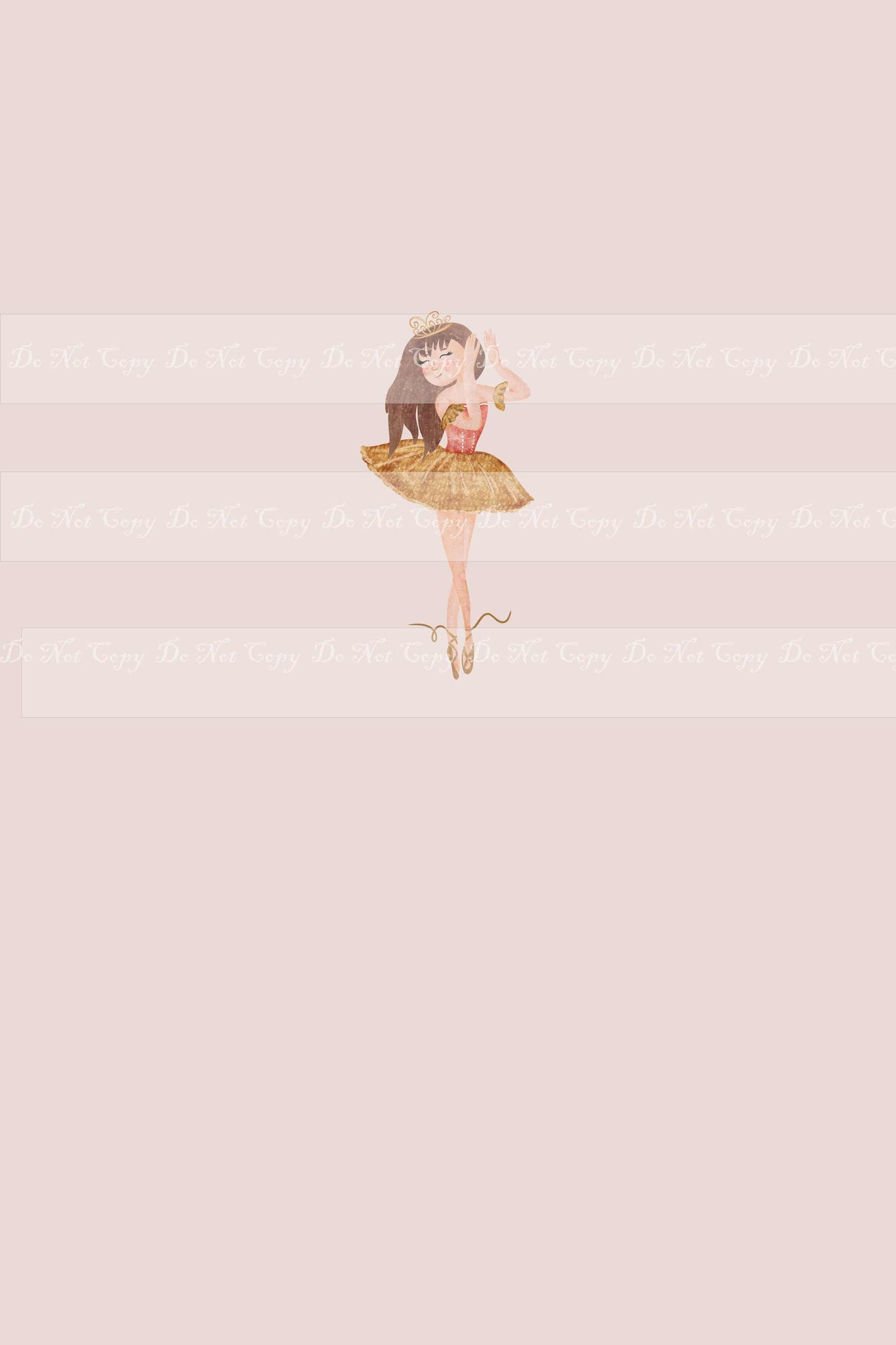 Preorder R39 - Rose Nutcracker-Ballerina 1 Panel(Child, Big kids, Adults)