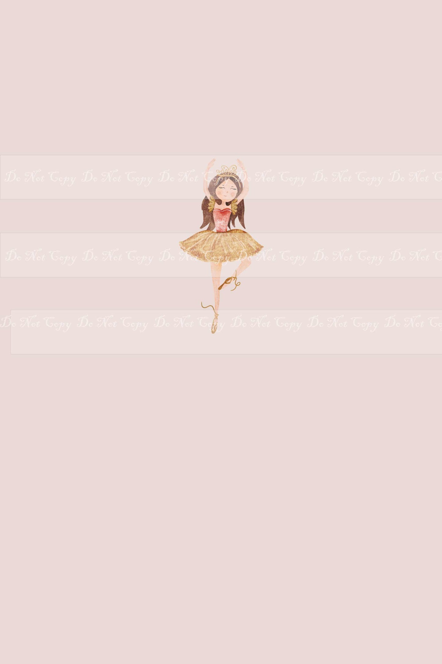 Preorder R39 - Rose Nutcracker-Ballerina 2 Panel(Child, Big kids, Adults)