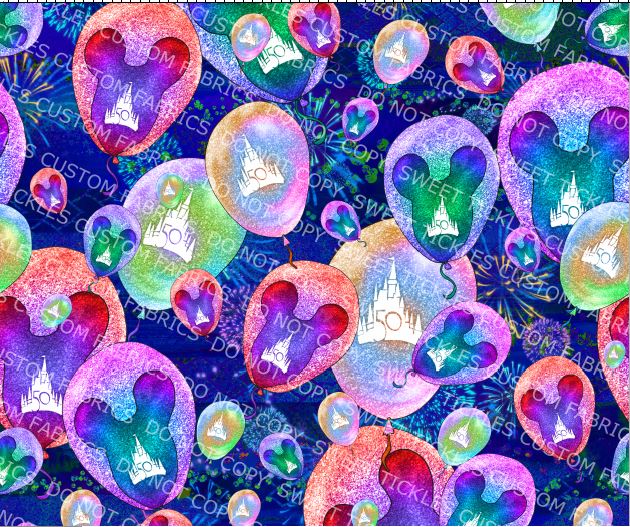 Preorder R22- 50TH Celebration-Main Print - Blue Balloons