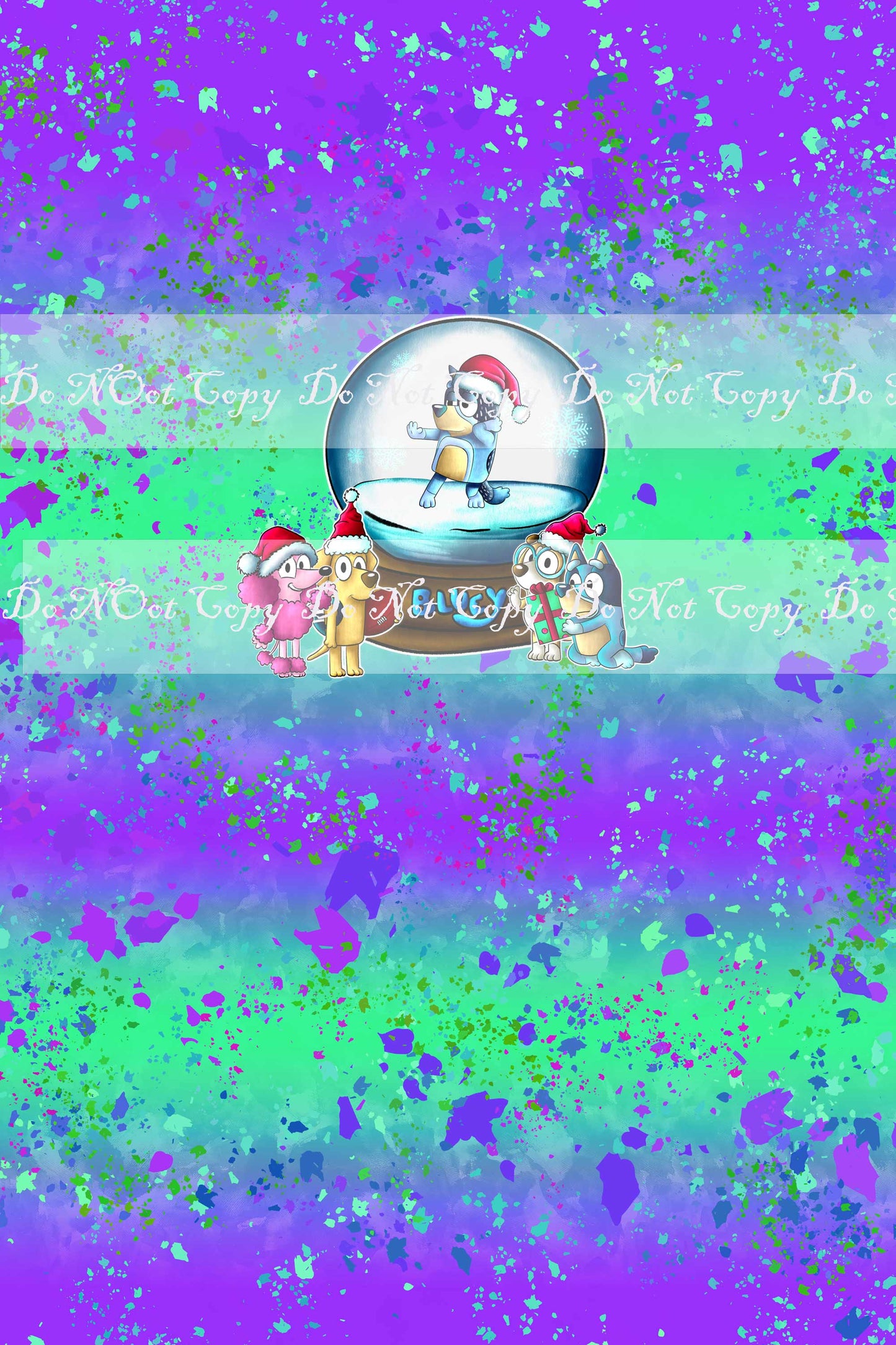 Special Preorder R41 - Snow Globe Panels (Child, Big kids, Adults) Ombre Green