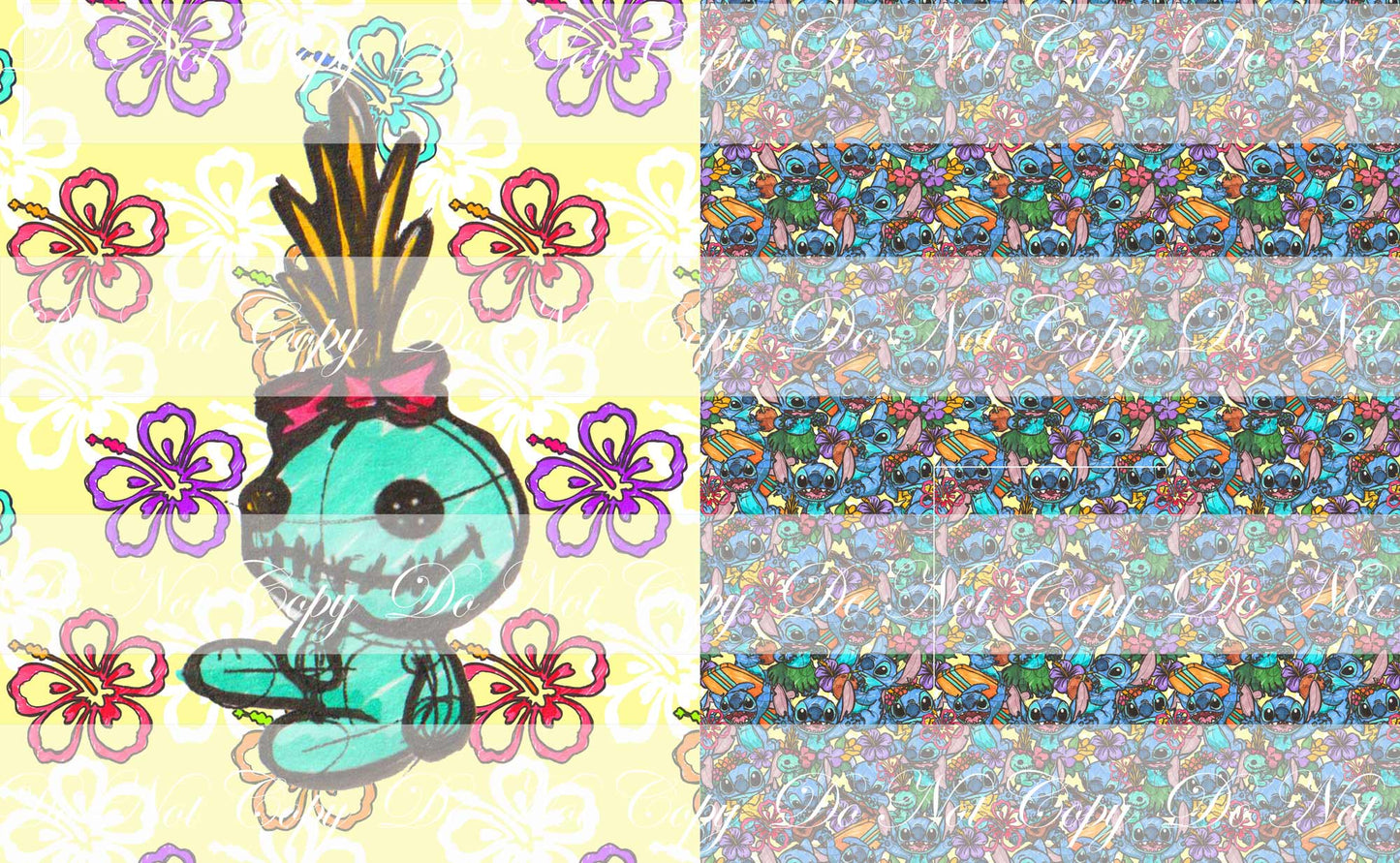 PREORDER R43- Ohana- Rag Doll- Toddler Blanket Topper-(Stacked)