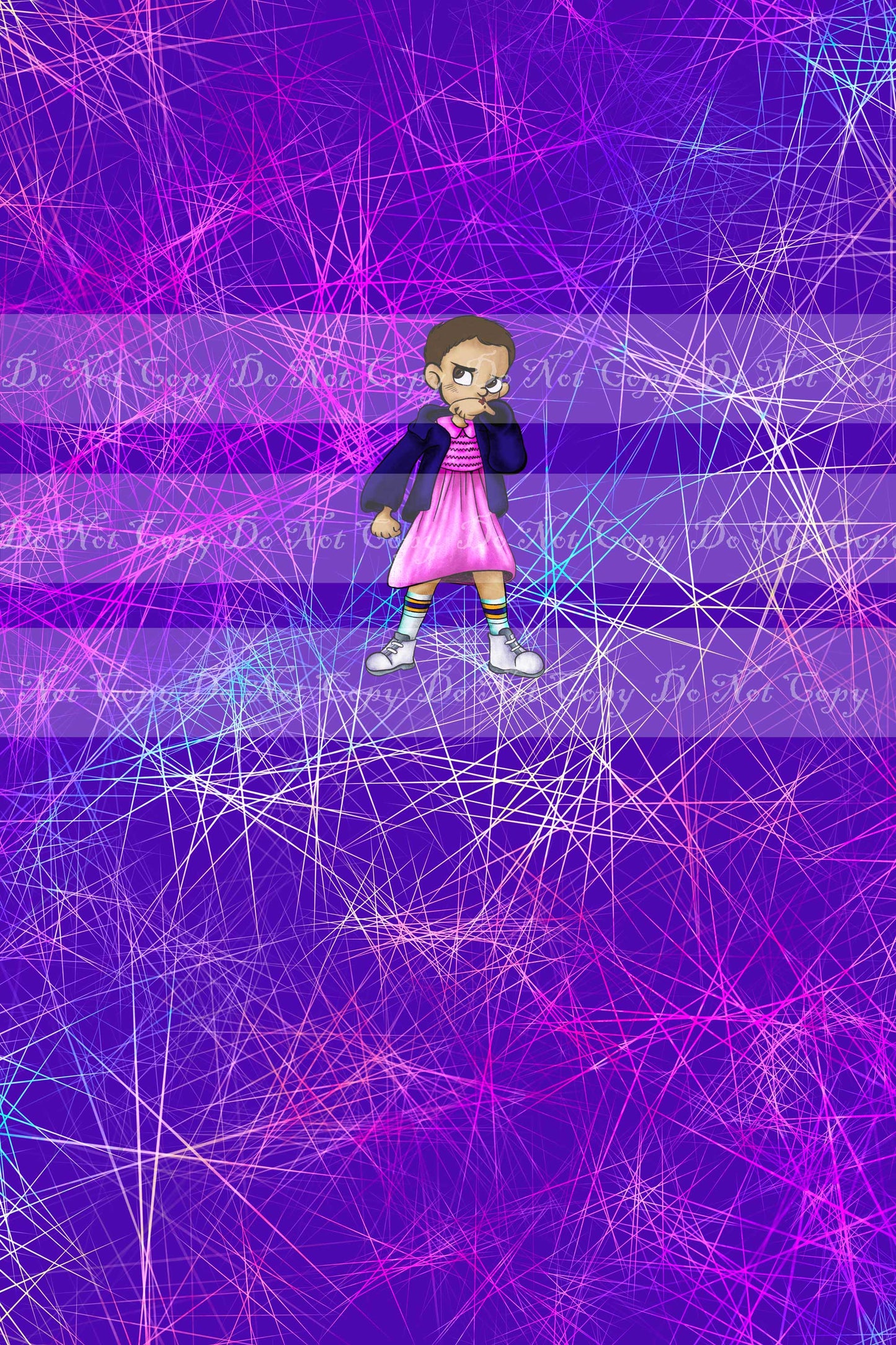 Preorder R39 - Stranger Things- Eleven- Purple (Child, Big kids, Adults)