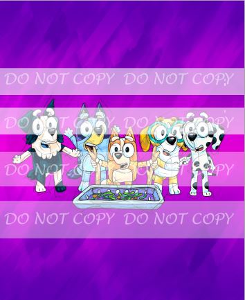 PREORDER R27- Puppy Adventures 2.0 -Purple- Adult Topper-Friends