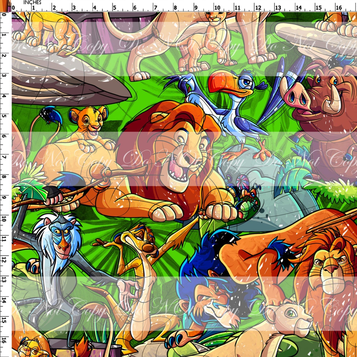 Preorder R51- King Of The Jungle- Main Print - Large Scale