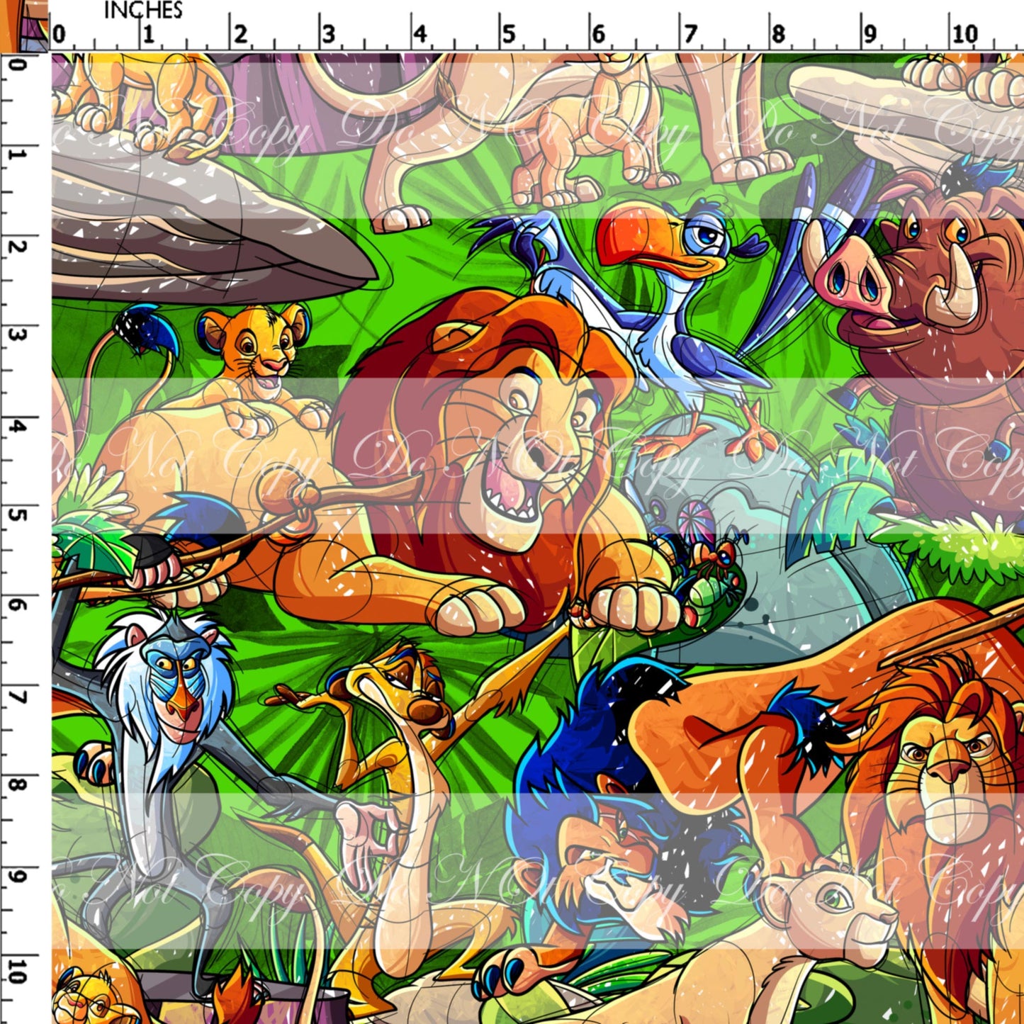 Preorder R51- King Of The Jungle- Main Print - Regular Scale