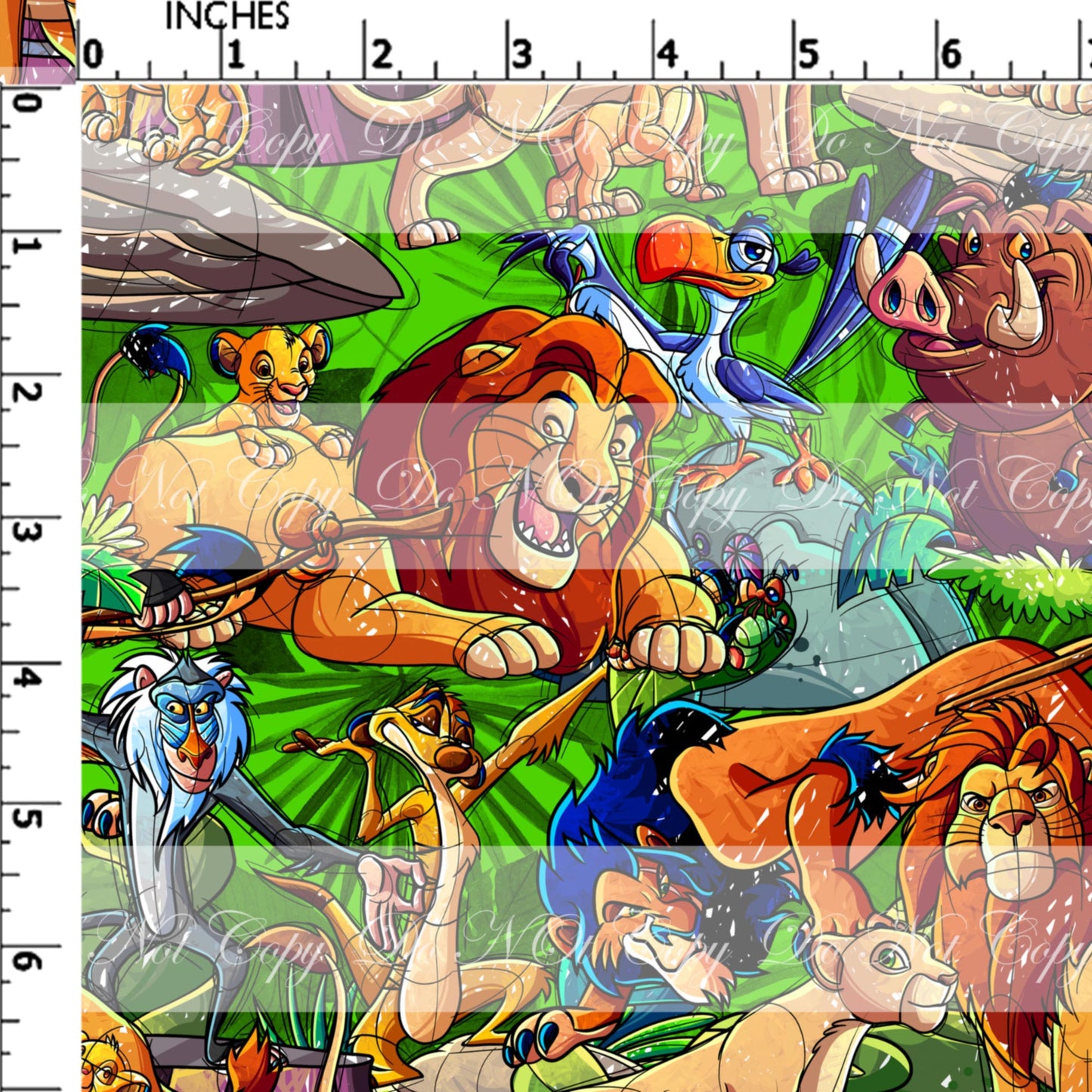 Preorder R51- King Of The Jungle- Main Print - Small Scale