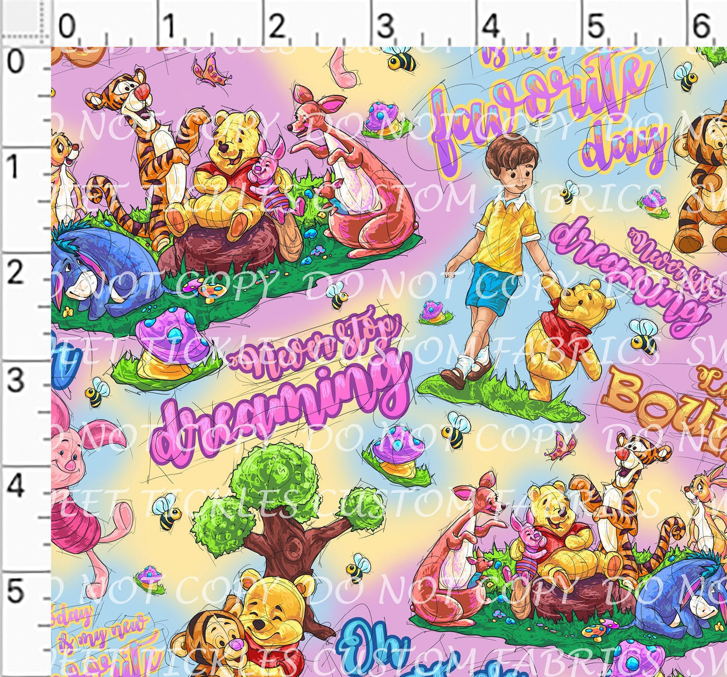 Preorder R38 Rerun-Magic Bear Main Print- Multicolor- Small Scale