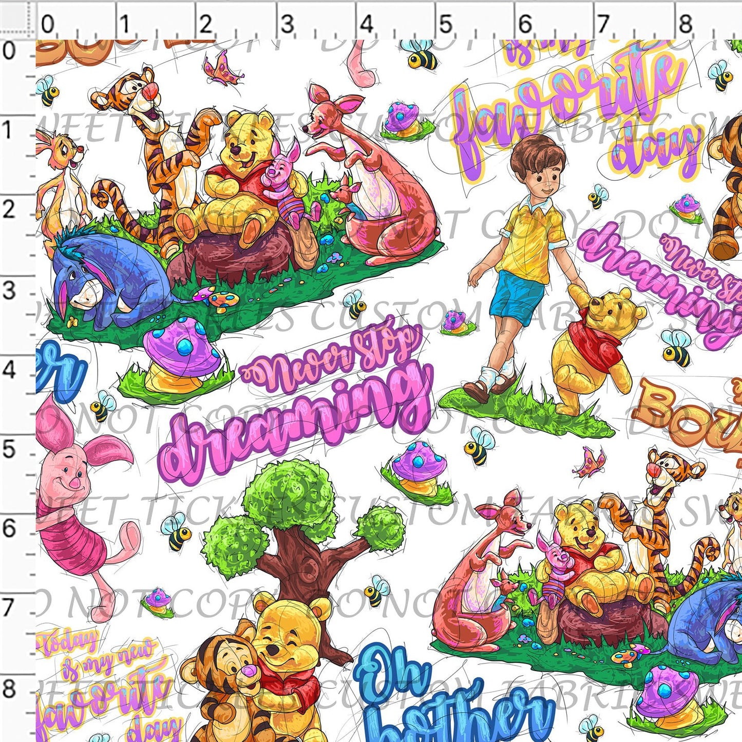 Preorder R38 Rerun-Magic Bear Main Print-White- Regular Scale