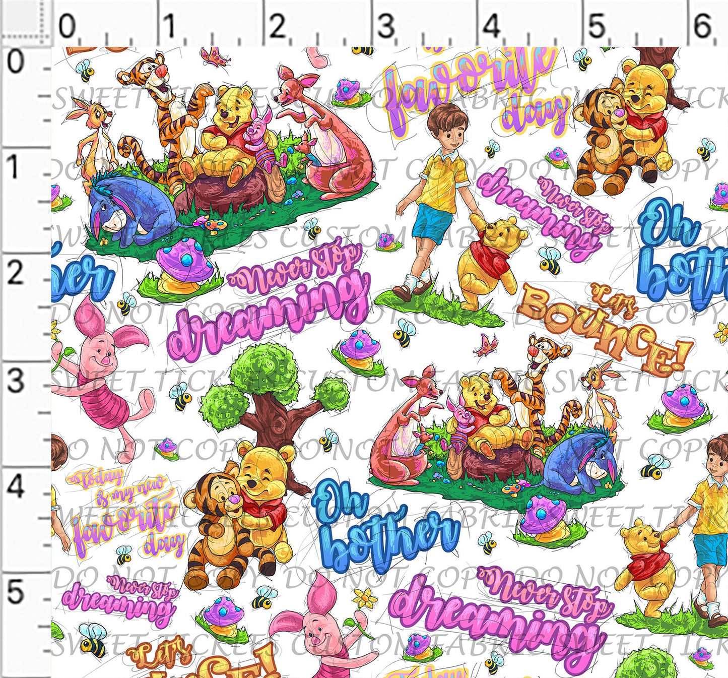 Preorder R38 Rerun-Magic Bear Main Print-White- Small Scale