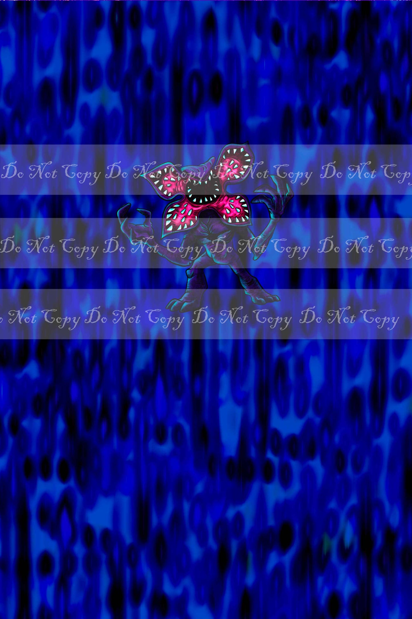 Preorder R39 - Stranger Things- Monster- Blue(Child, Big kids, Adults)