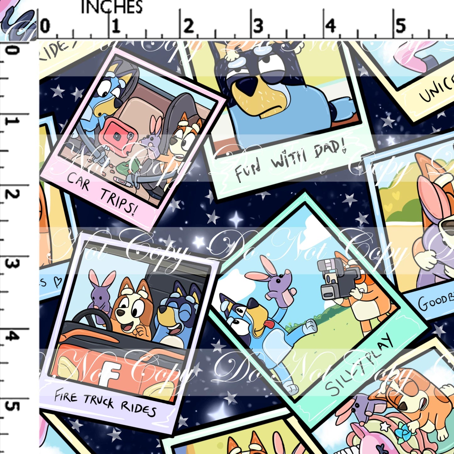 Preorder R52- Heelers Memories - Main Print - Regular Scale (Navy)