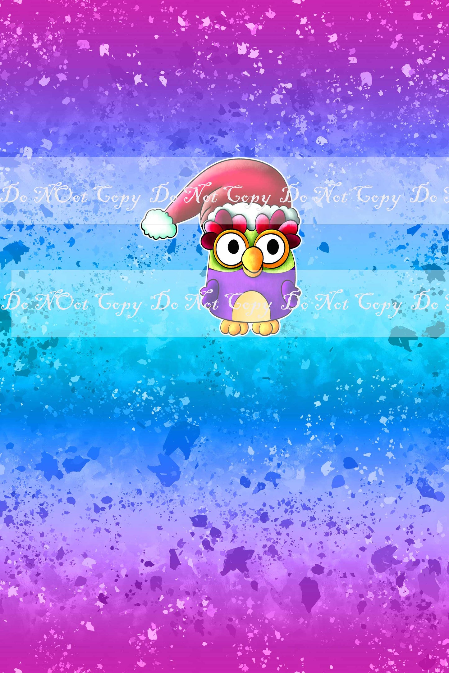 Special Preorder R41 - Owl Panels (Child, Big kids, Adults) Ombre Pink