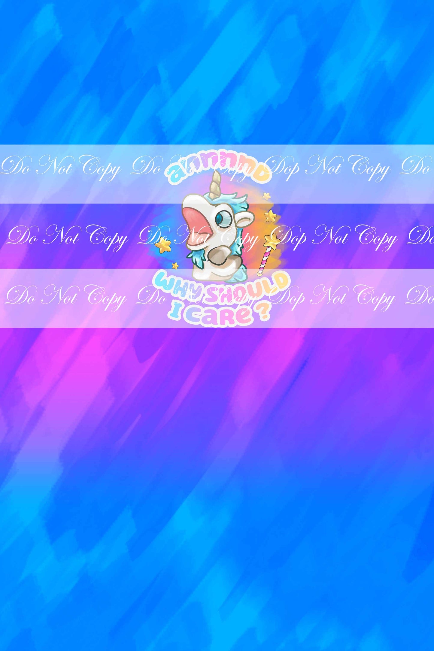 Preorder - Unicorse Panel- (Child/ Big Kids/ Adult) (Bluish Pinkish)