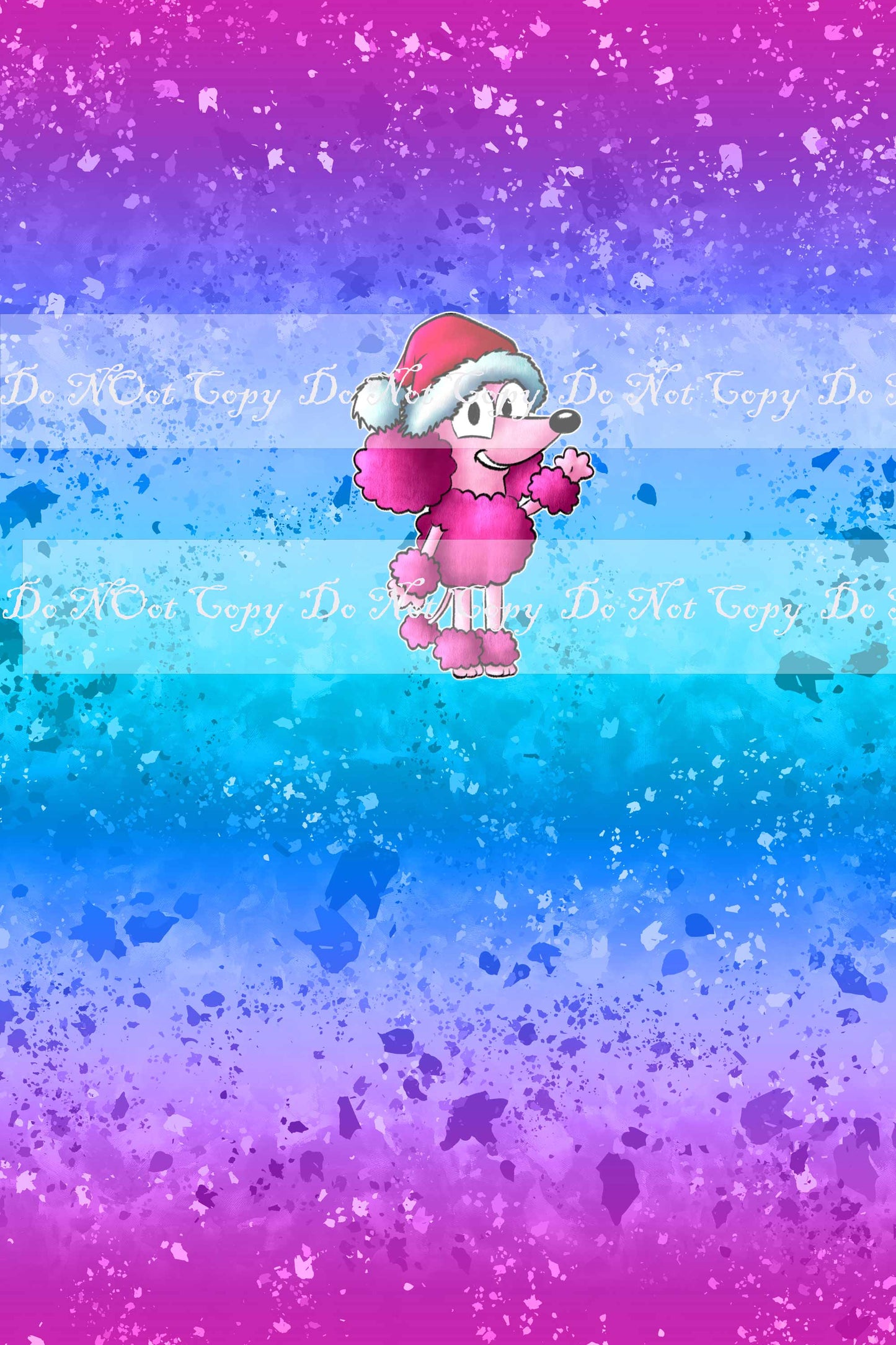 Special Preorder R41 - Pink Dog Panels (Child, Big kids, Adults) Ombre Pink